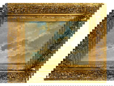 JOHN CONSTABLE ANTIQUE ENGLISH CLOUDS OIL PAINTING (1 of 4)