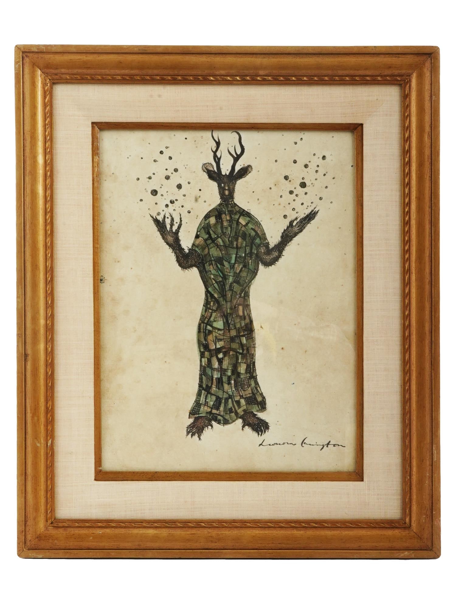 British Mixed Media Painting By Leonora Carrington Auction