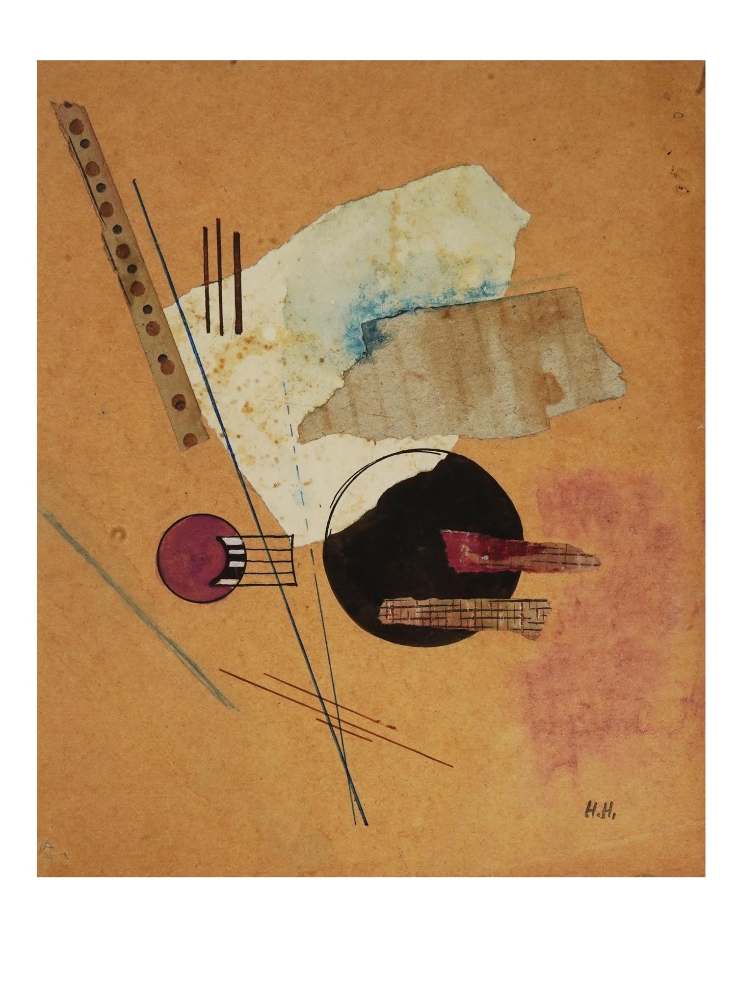 WASSILY KANDINSKY MANNER RUSSIAN PAINTING SIGNED (1 of 4)