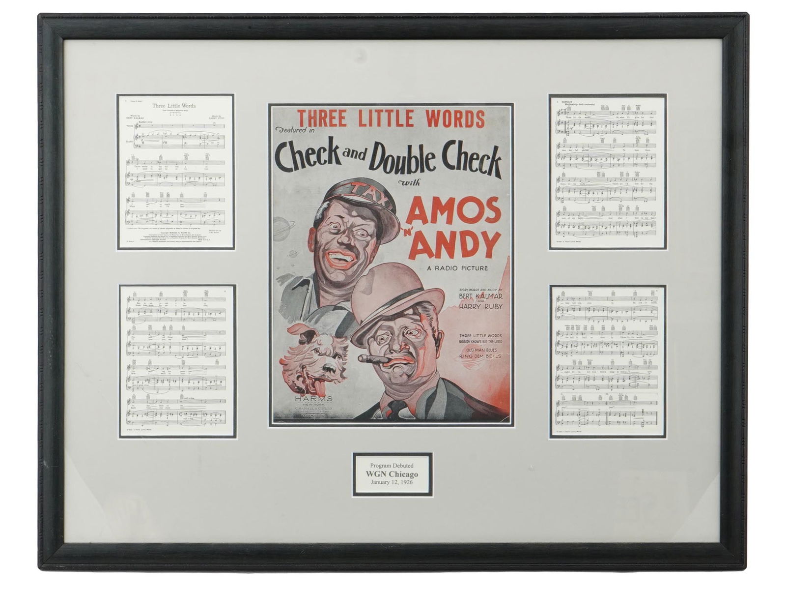 VINTAGE PROGRAM AMOS N ANDY RADIO SITCOM WITH MUSIC (1 of 8)