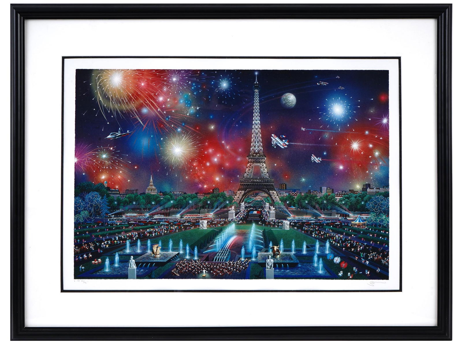 EIFFEL TOWER SERIO LITHOGRAPH BY CHEN ALEXANDER (1 of 7)