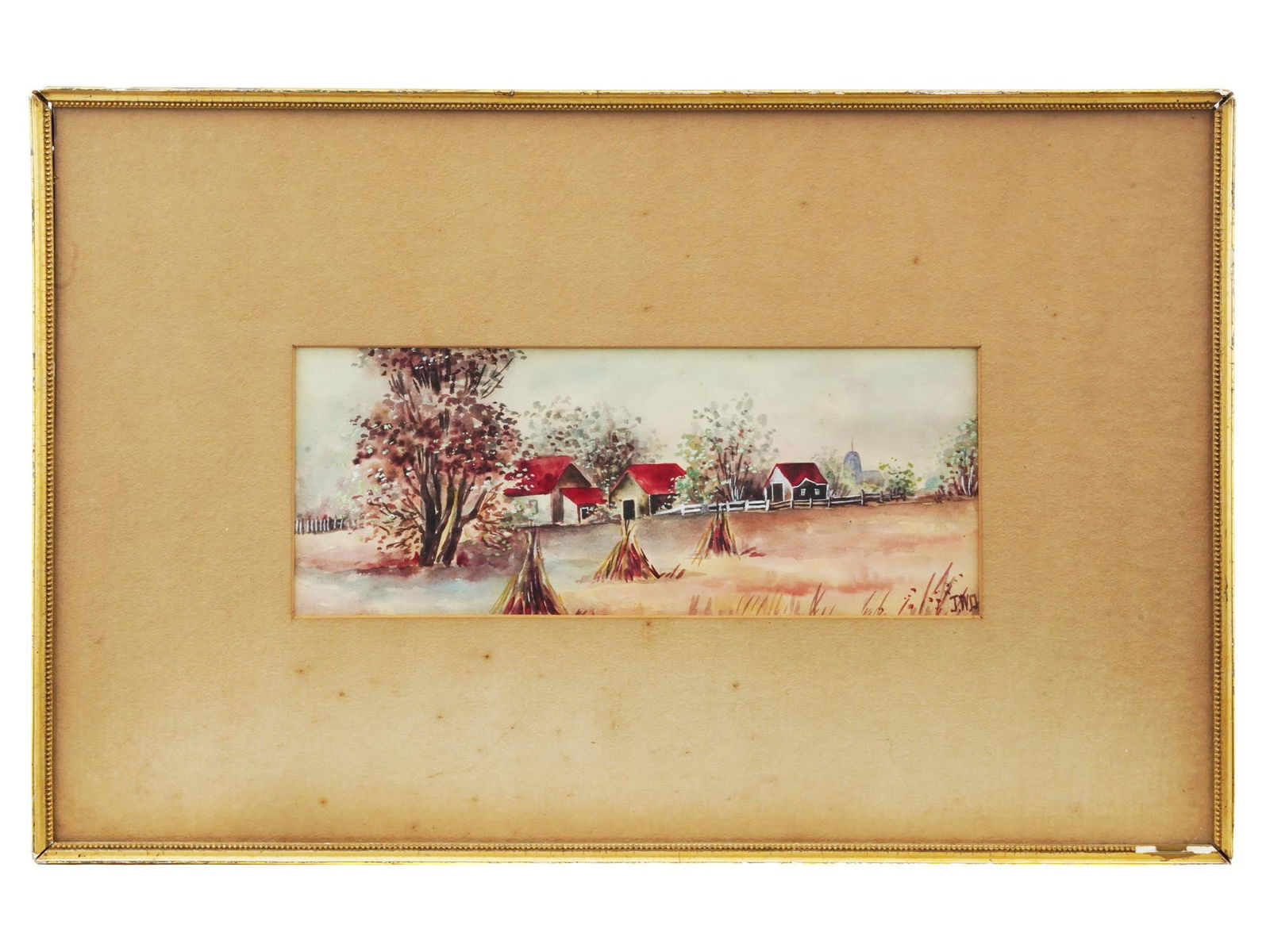 AMERICAN WATERCOLOR PAINTING BY JAMES WILCOX DIMMERS (1 of 6)