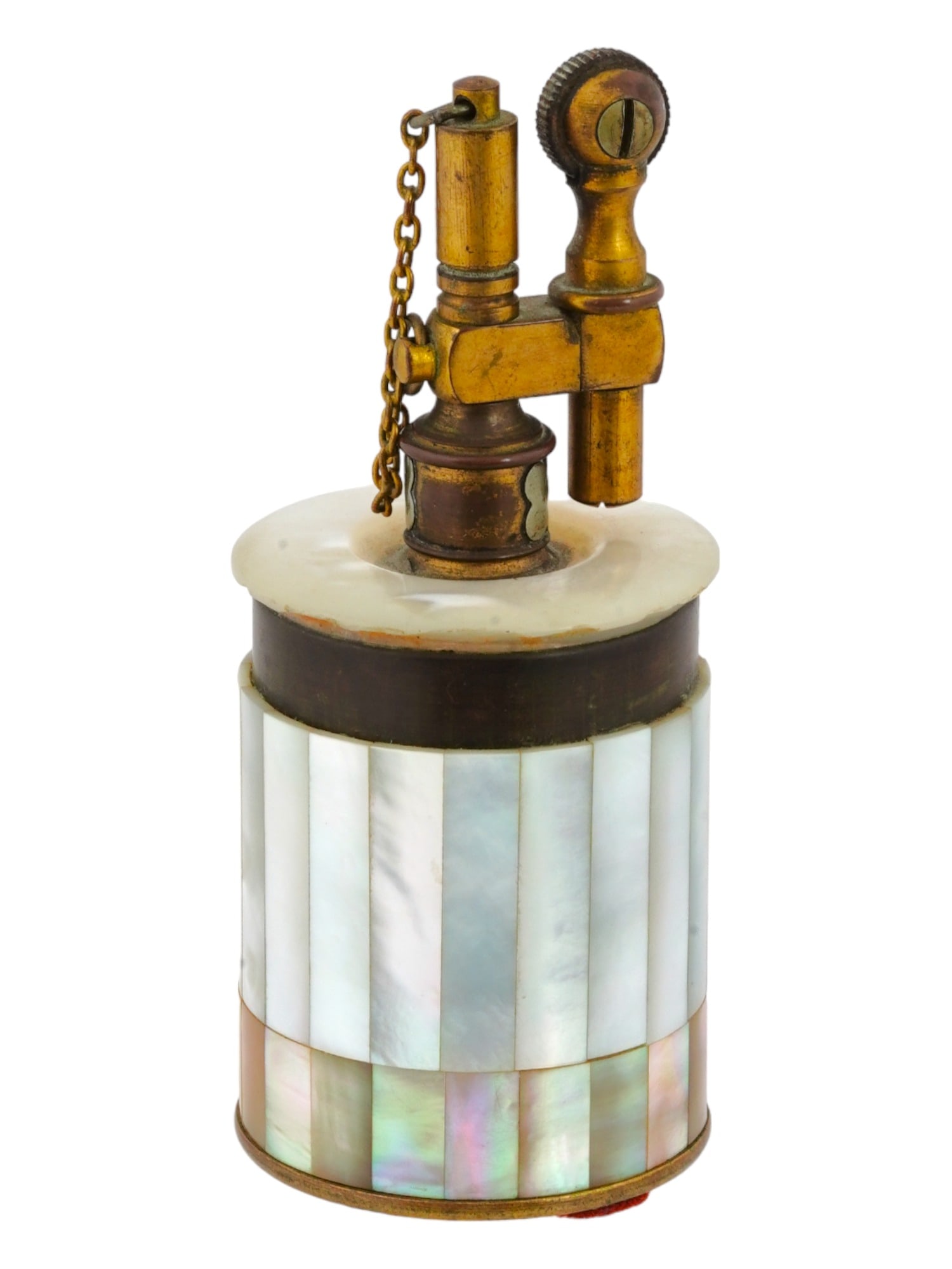 ANTIQUE TIFFANY AND CO MOTHER OF PEARL TABLE LIGHTER (1 of 7)