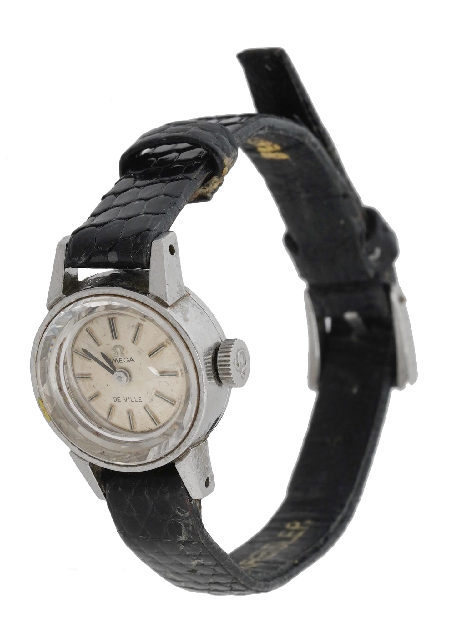 VINTAGE SWISS OMEGA DE VILLE WOMENS WRIST WATCH (1 of 8)