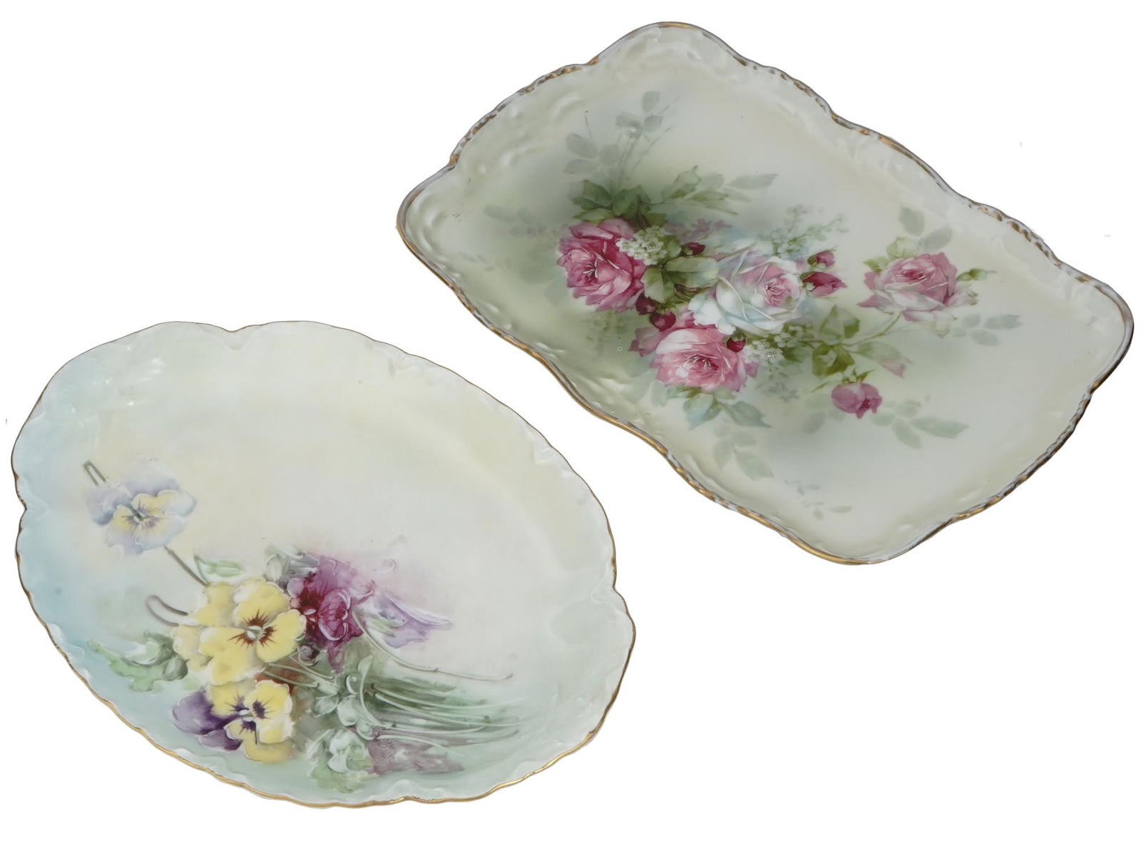 VTG FRENCH LIMOGES HAVILAND PORCELAIN SERVING DISHES (1 of 8)