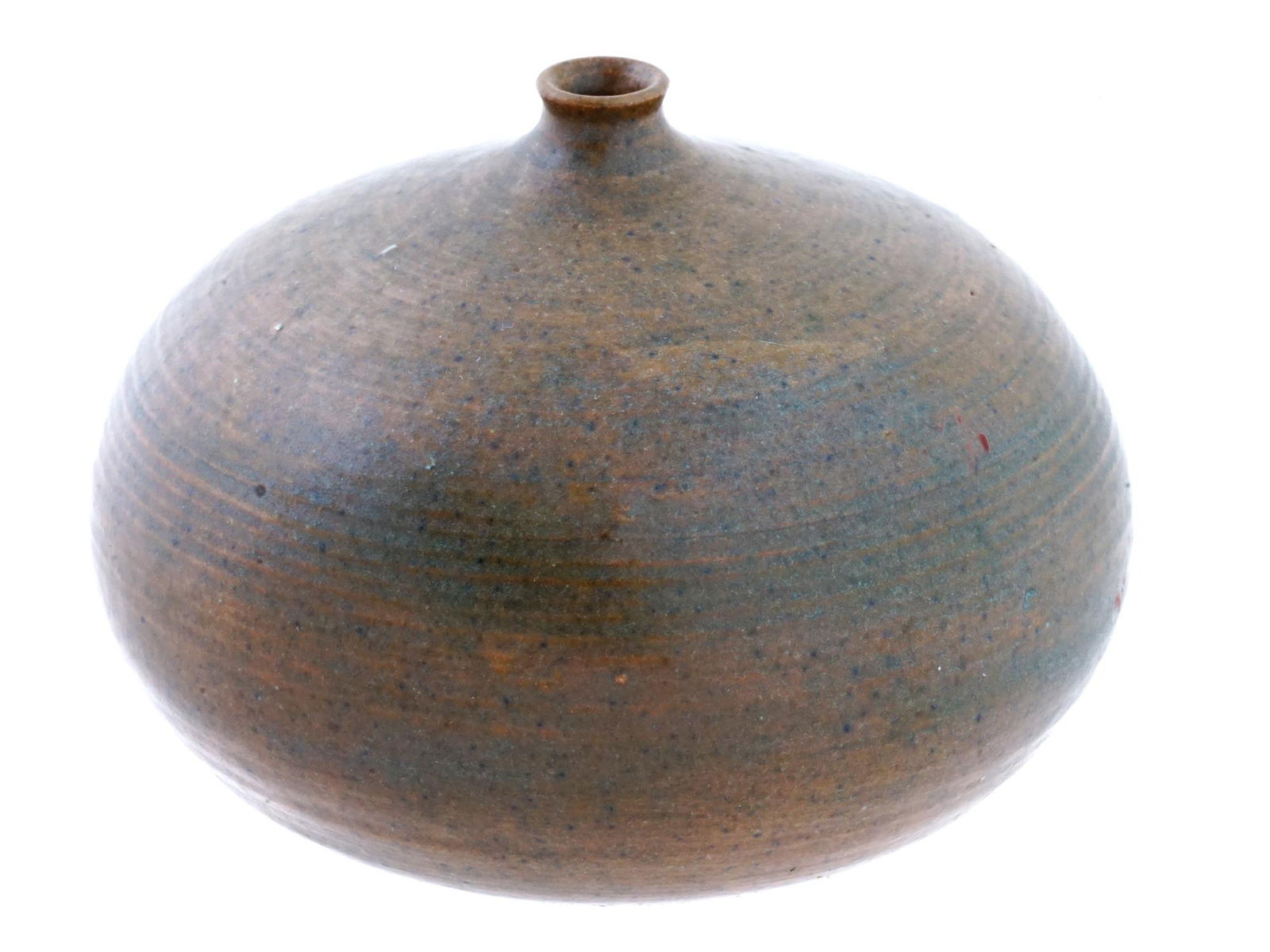 MID CENTURY STUDIO ART POTTERY BUD VASE SIGNED (1 of 8)