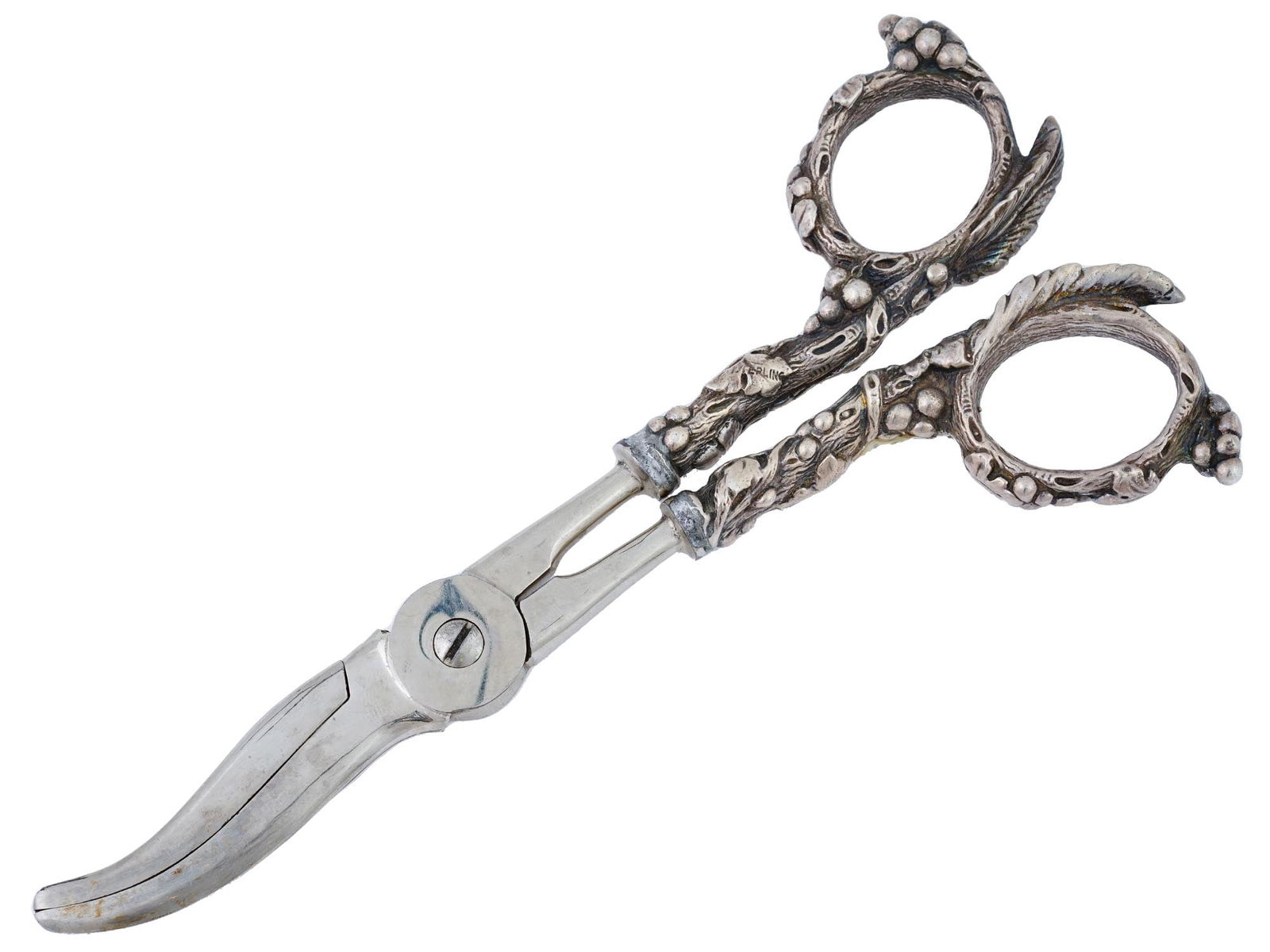 VOSS CUT GERMAN STERLING SILVER AND STEEL SCISSORS (1 of 6)