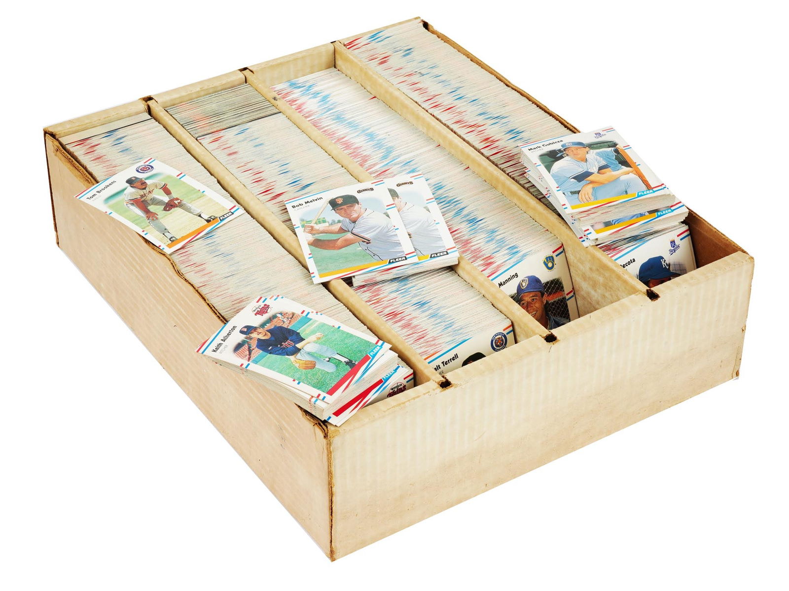 LARGE COLLECTION OF 1988 FLEER BASEBALL CARDS (1 of 6)