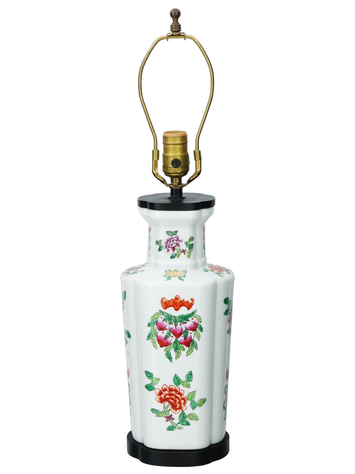 ANTIQUE CHINESE QING PORCELAIN VASE TABLE LAMP (1 of 7)