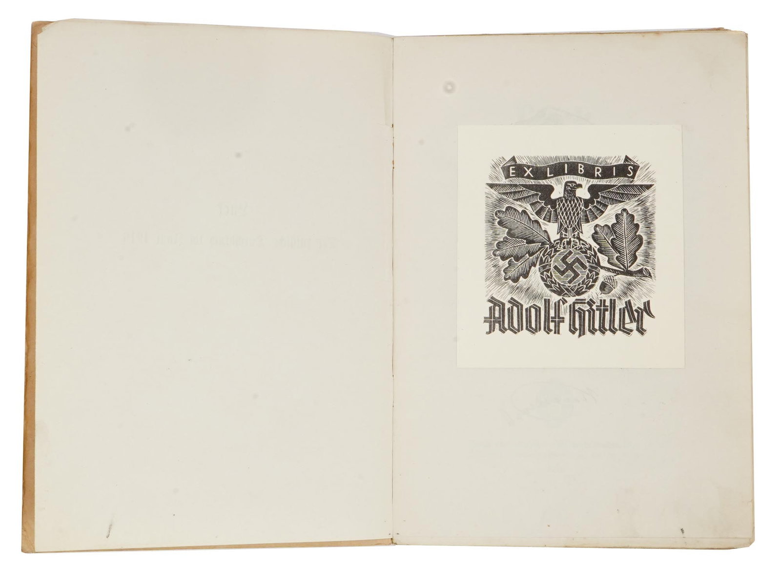 WWI RUSSIAN CAMPAIGN BOOK FROM ADOLF HITLERS LIBRARY: A German book titled Luck, Der russische Durchbruch im Juni 1916, Luck, The Russian Breakthrough in June 1916, by Max Schonowsky-Schonwies and August Angenetter. Published by Wilhelm Braumuller Verlag