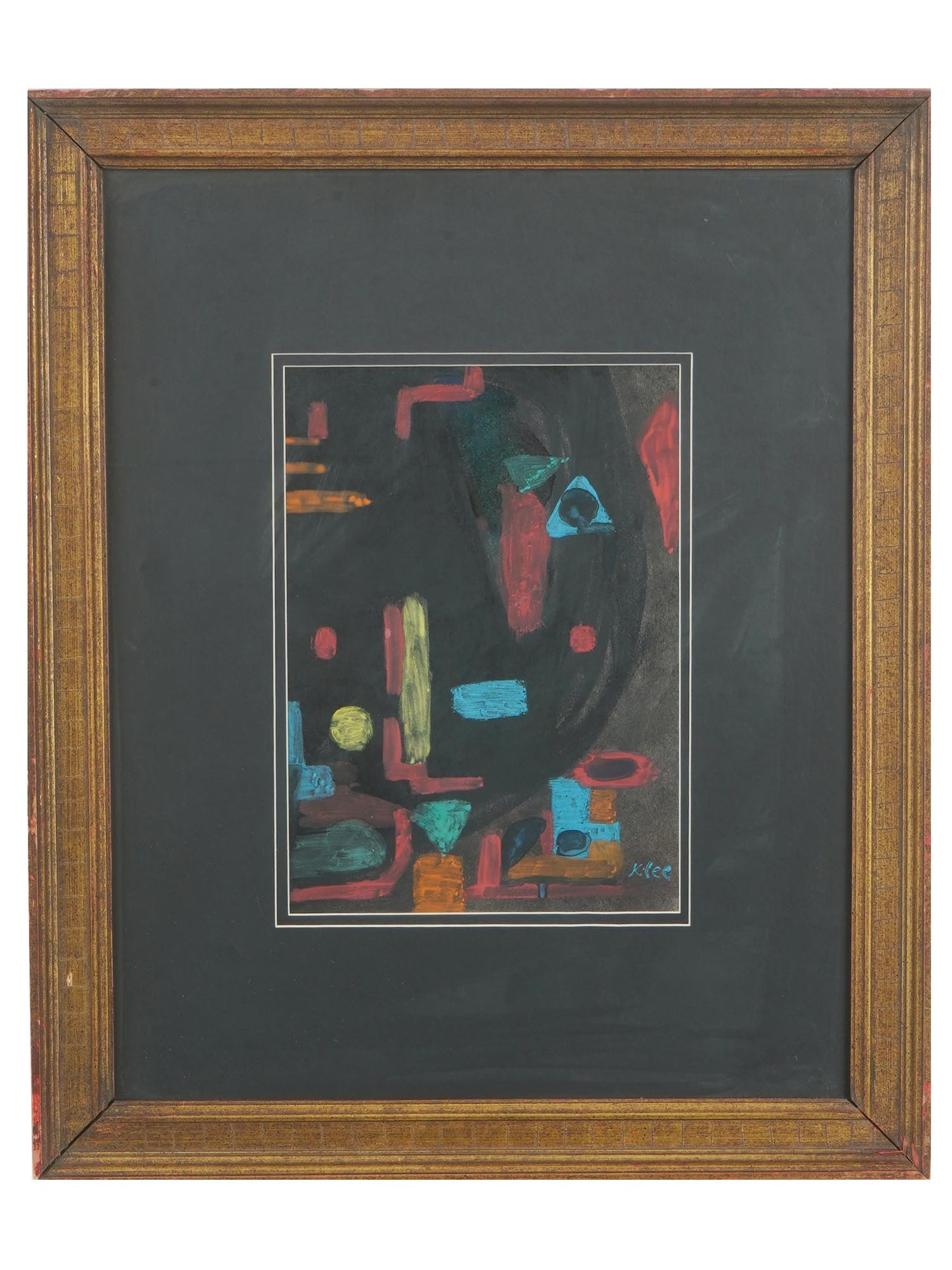 GERMAN SWISS GOUACHE PAINTING SIGNED PAUL KLEE: A gouache painting on paper, Pierrot, 1928, signed Paul Klee and dated lower right. Framed. Paper labels of the Galerie J P, Paris, Baur Dibble, Englewood, NJ, USA, on the backside. Paul Klee, 1879 to