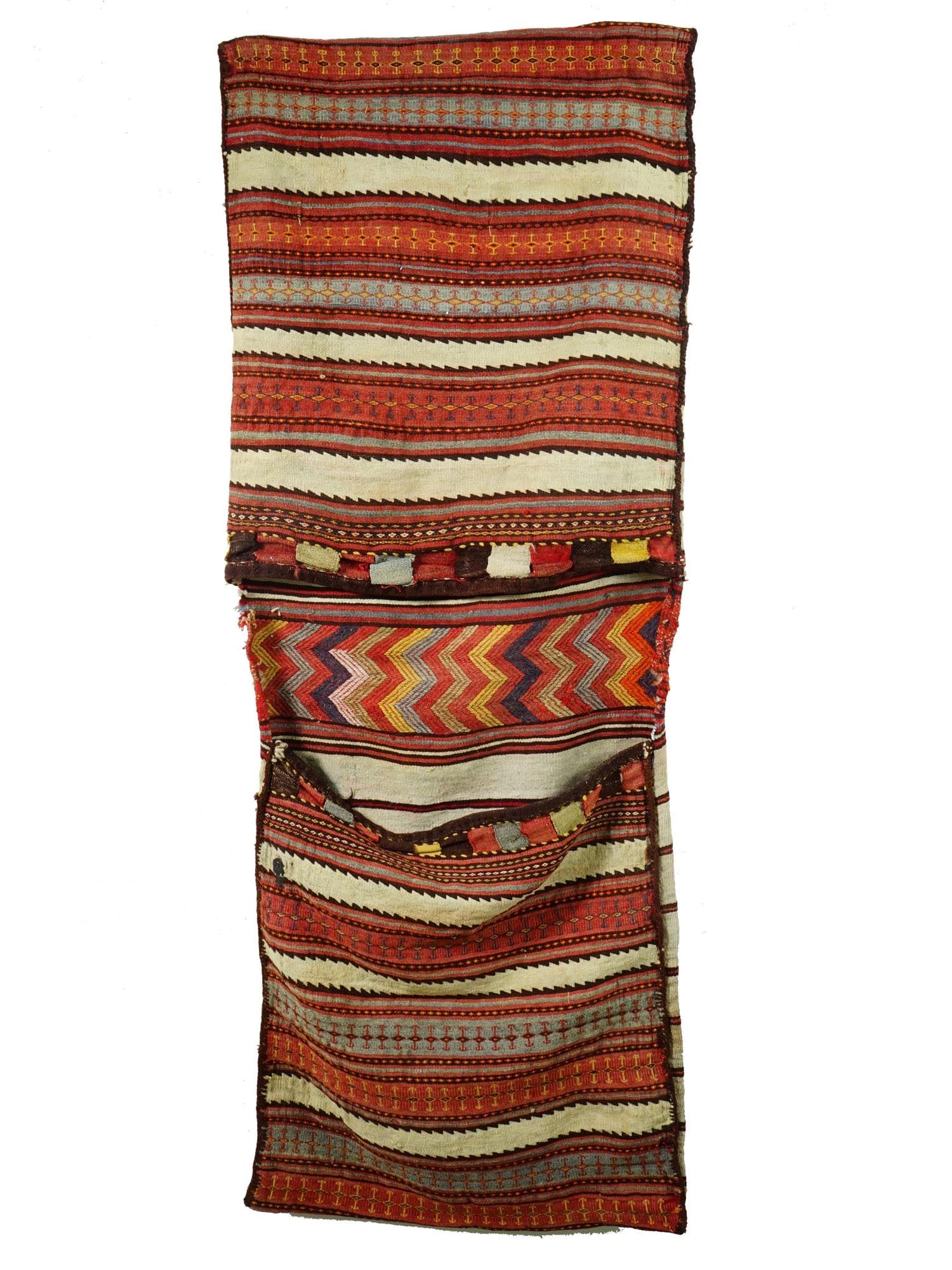 ANTIQUE PERSIAN HAND WOVEN SADDLE BAG TAPESTRY (1 of 5)