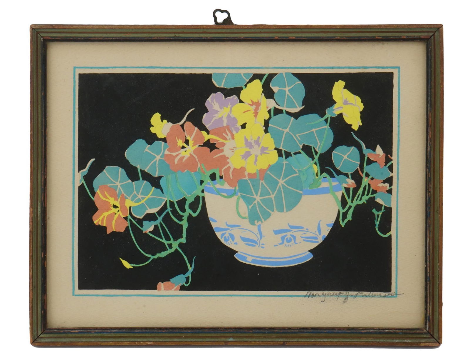 AMERICAN FLORAL PRINT ATTR TO MARGARET J. PATTERSON (1 of 5)