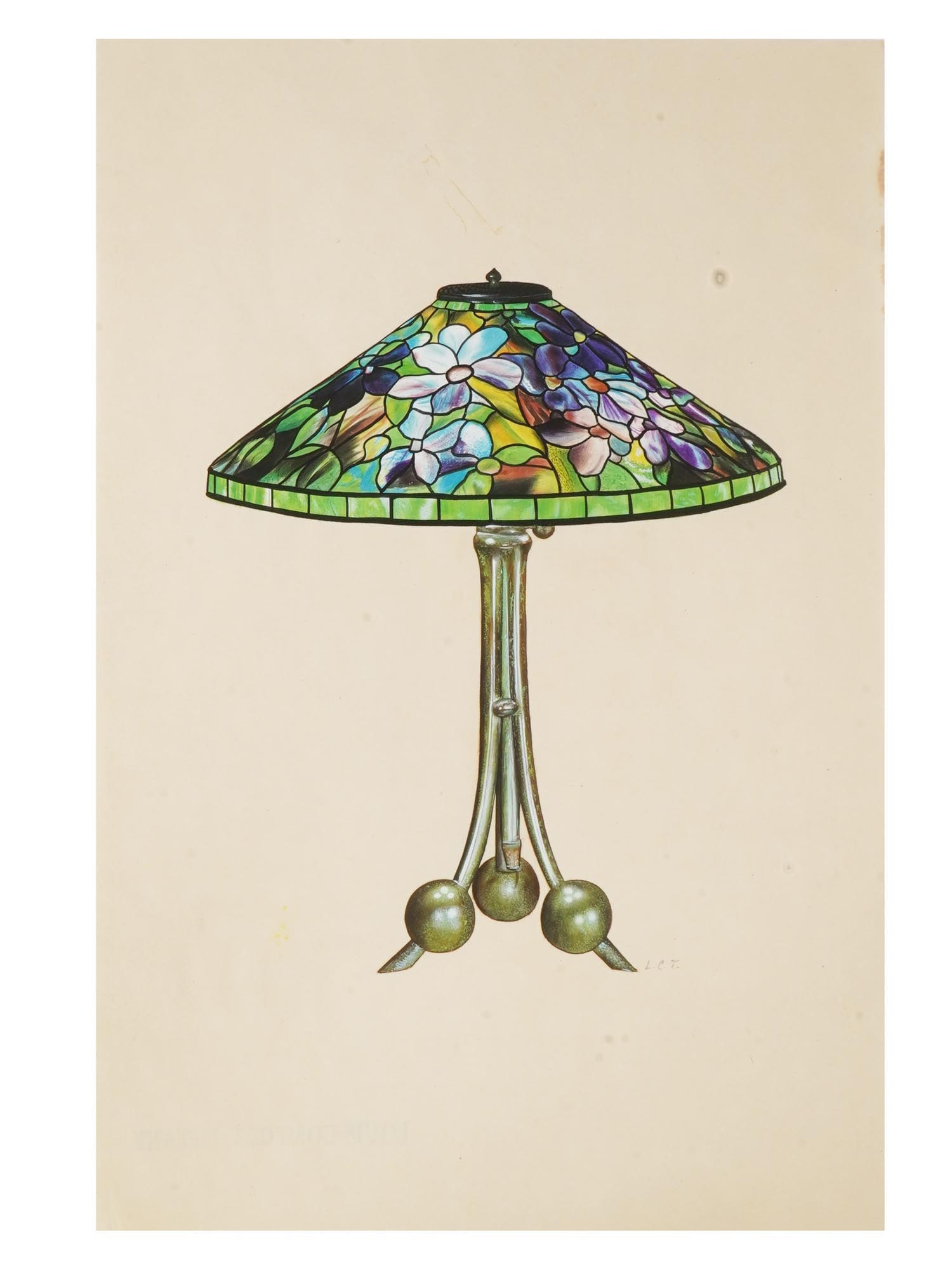 LOUIS COMFORT TIFFANY AMERICAN WATERCOLOR PAINTING (1 of 6)