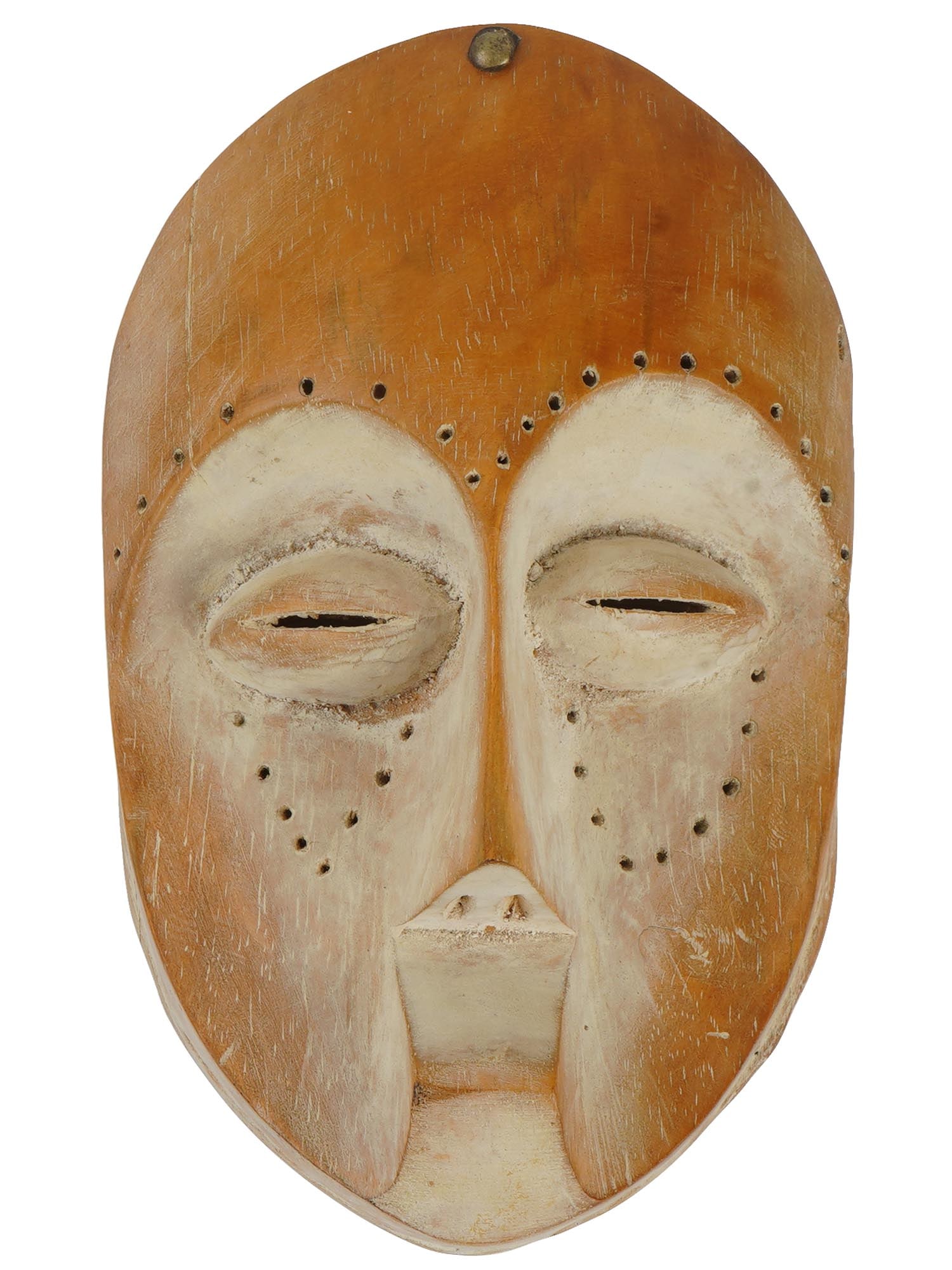 SMALL CENTRAL AFRICAN CONGO LEGA BWAMI WOOD MASK (1 of 7)