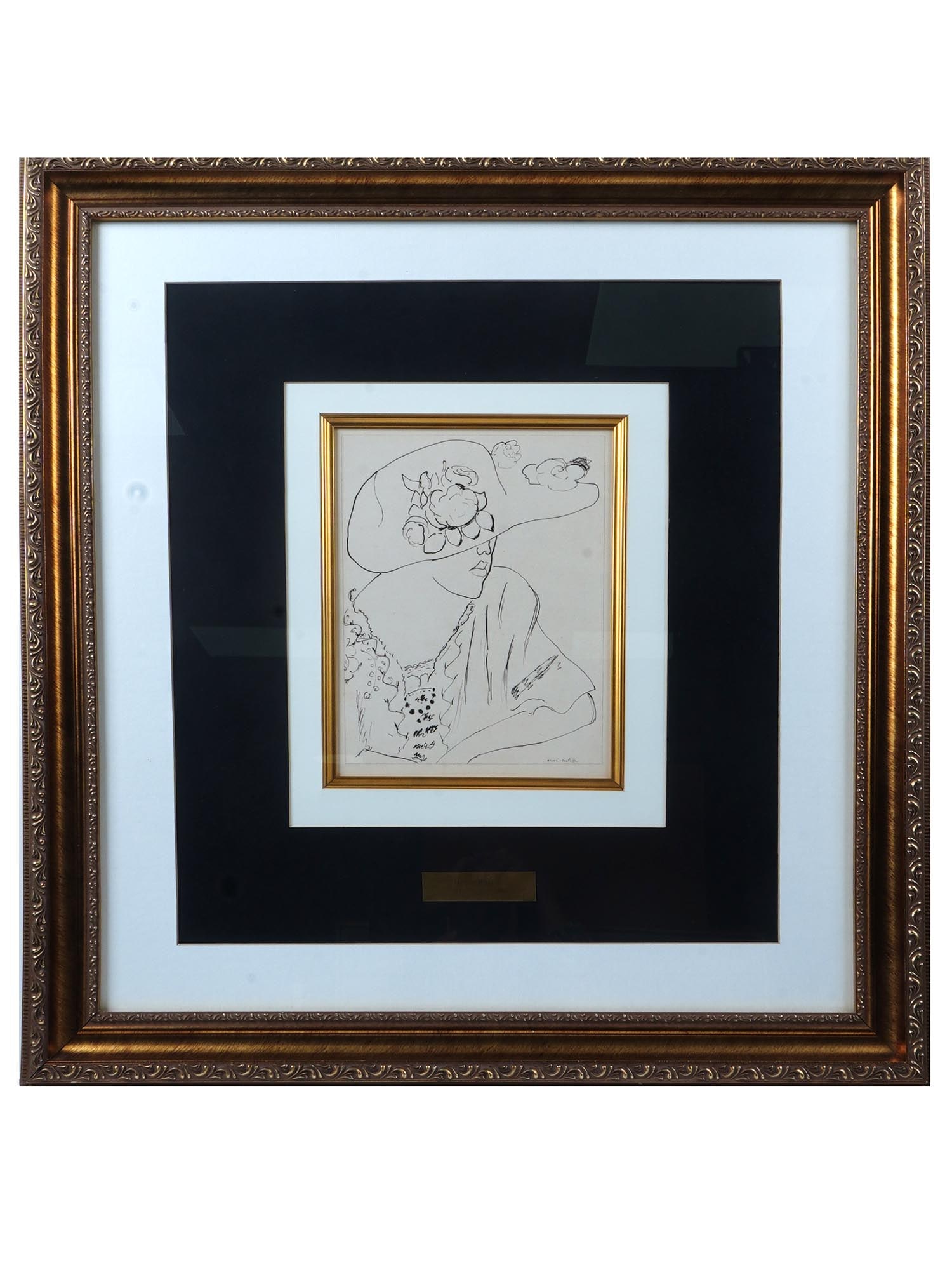 FRENCH LITHOPRINT W COA AFTER HENRI MATISSE 1920 (1 of 7)