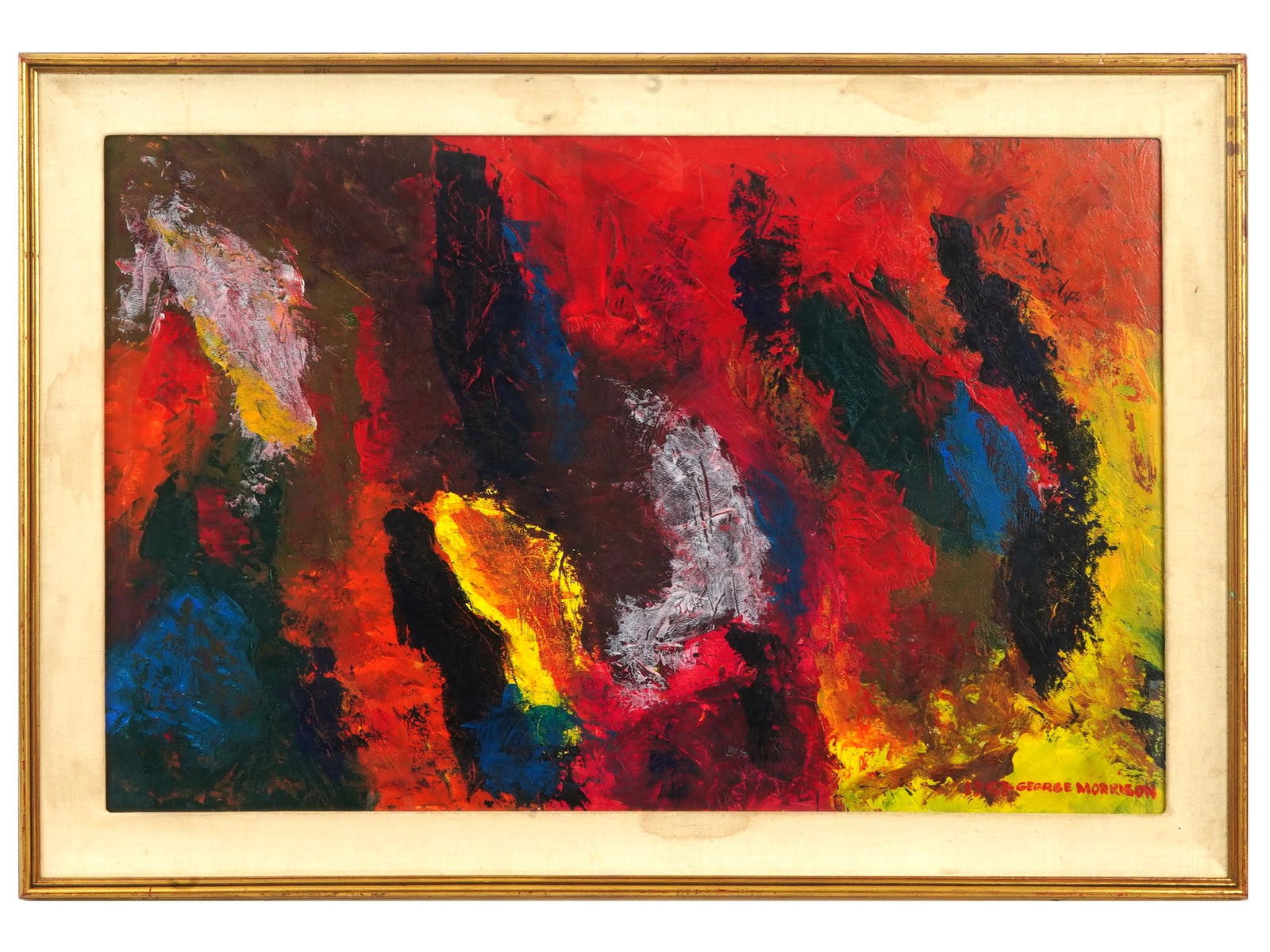 AMERICAN ABSTRACT OIL PAINTING BY GEORGE MORRISON (1 of 6)