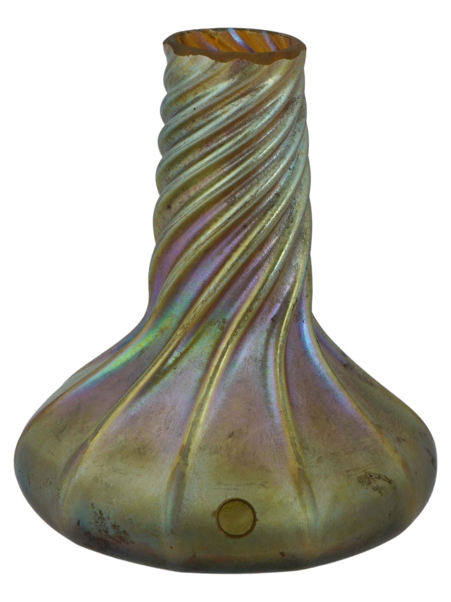 ART NOUVEAU LOUIS COMFORT TIFFANY FAVRILE GLASS VASE (1 of 6)