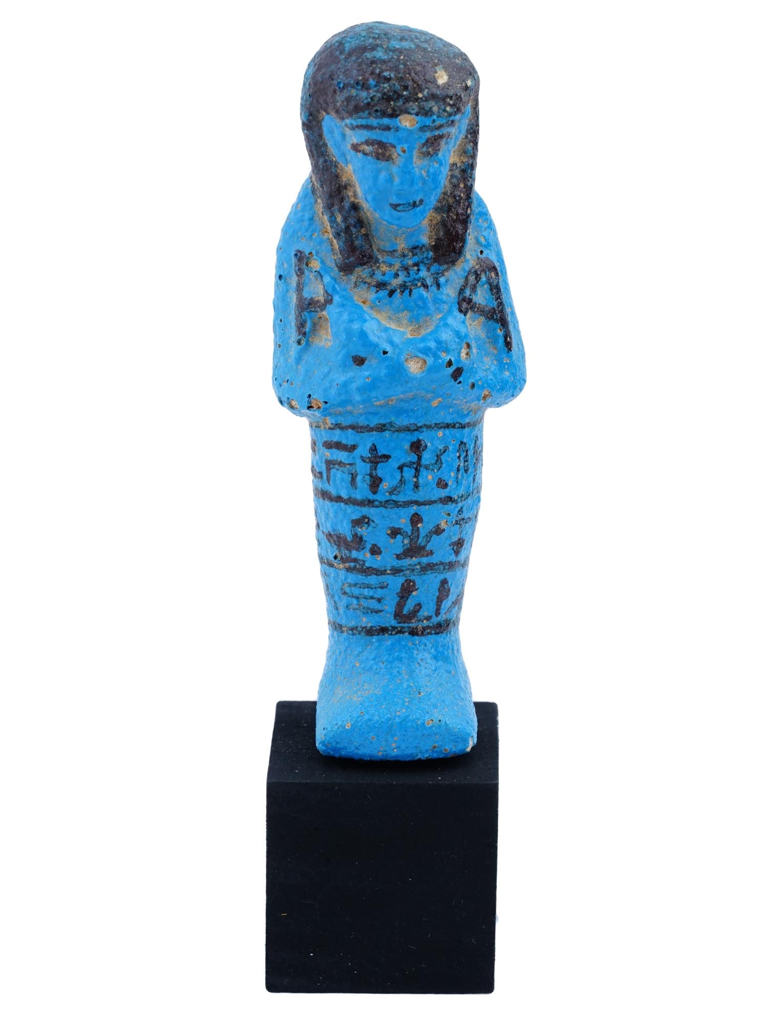 ANCIENT EGYPTIAN 21ST DYNASTY STYLE FAIENCE USHABTI (1 of 6)