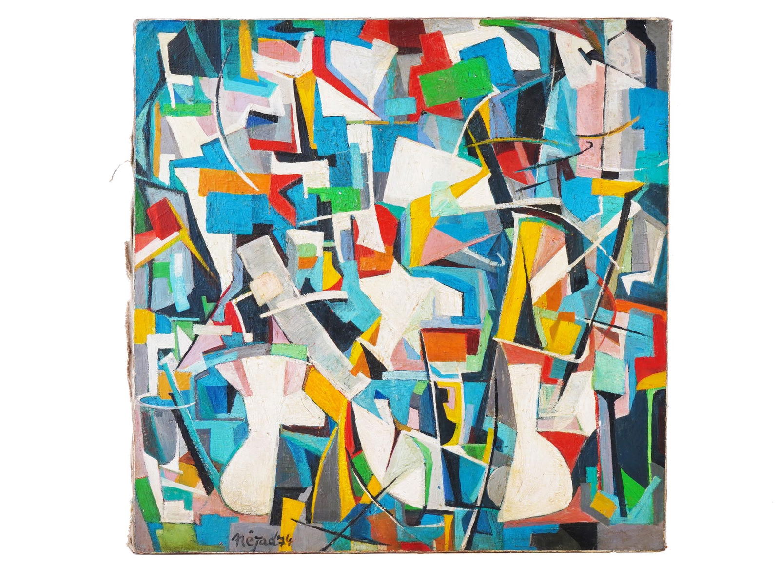 ABSTRACT TURKISH OIL PAINTING BY NEJAD M DEVRIM (1 of 5)