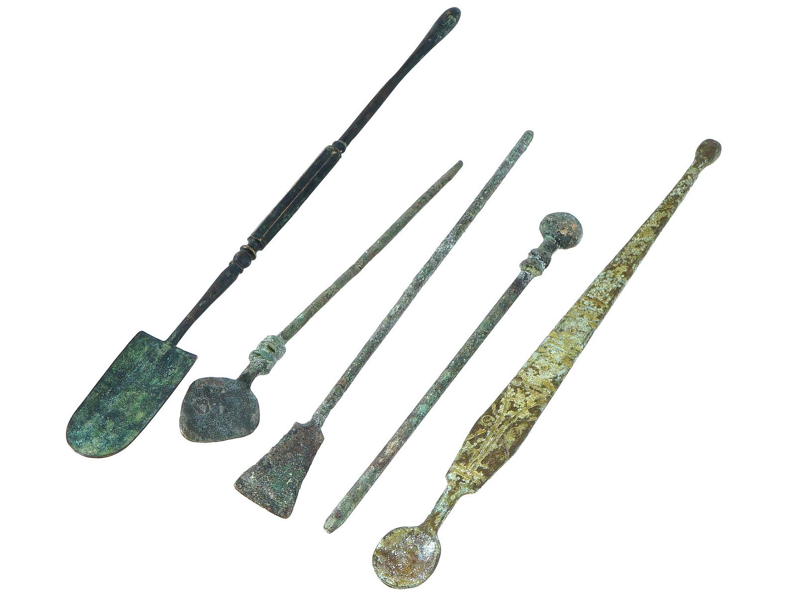 ANCIENT ROMAN 1ST C AD BRONZE MEDICAL INSTRUMENTS (1 of 6)