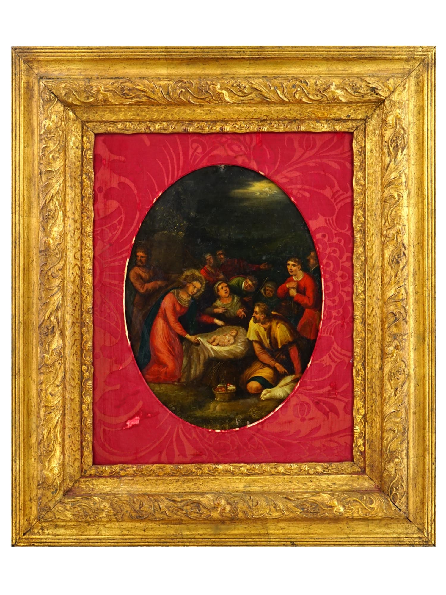 OIL ON COPPER FLEMISH OLD MASTER PAINTING 18TH C (1 of 6)