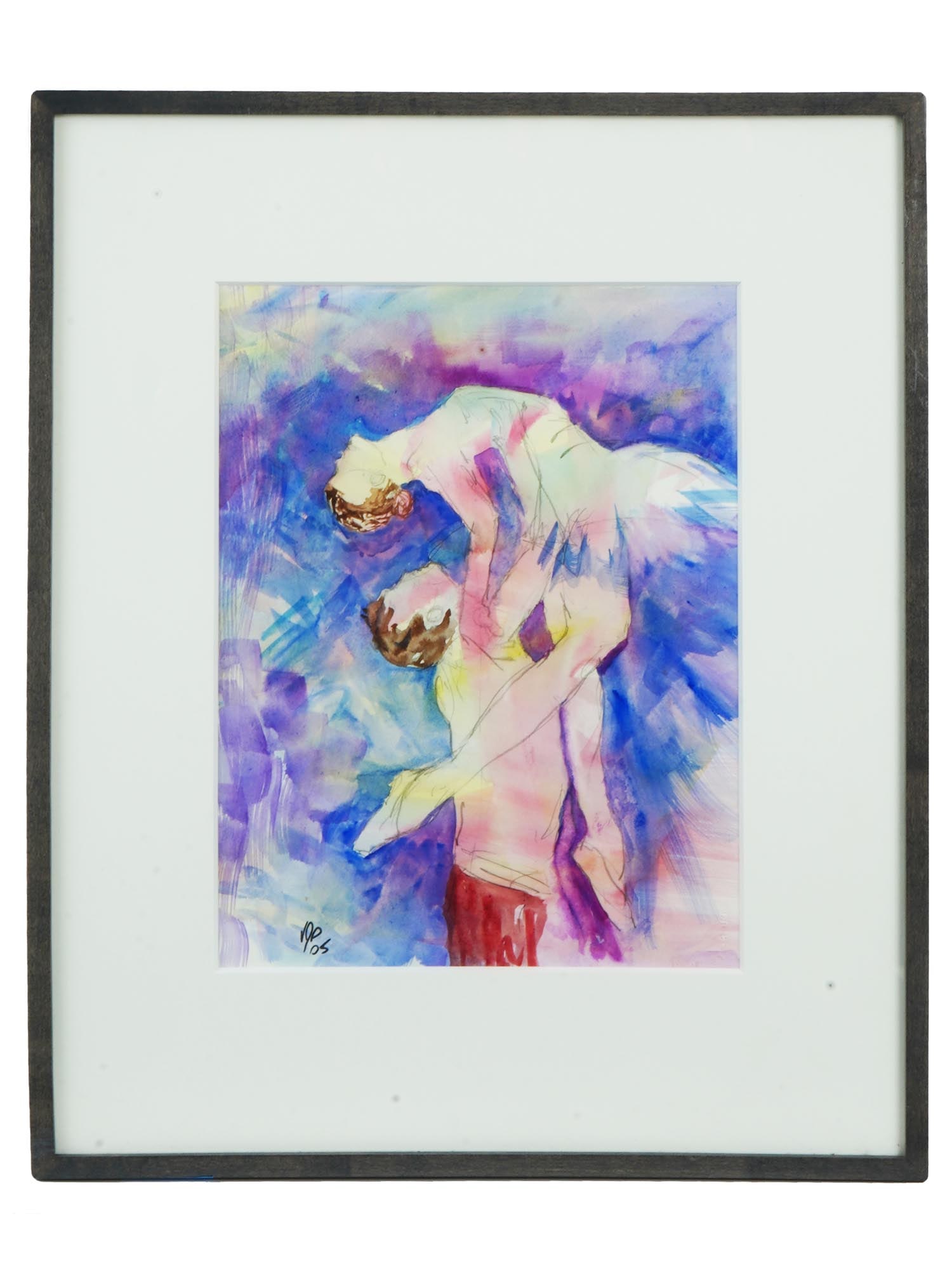 2000S AMERICAN BALLET WATERCOLOR PAINTING SIGNED (1 of 4)