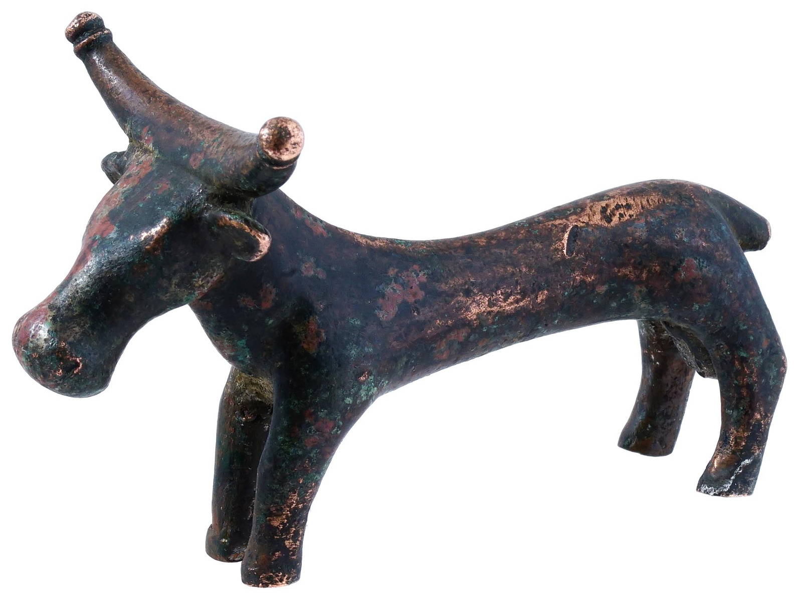 Ancient Bronze Age Hittite Bronze Bull Sculpture Auction