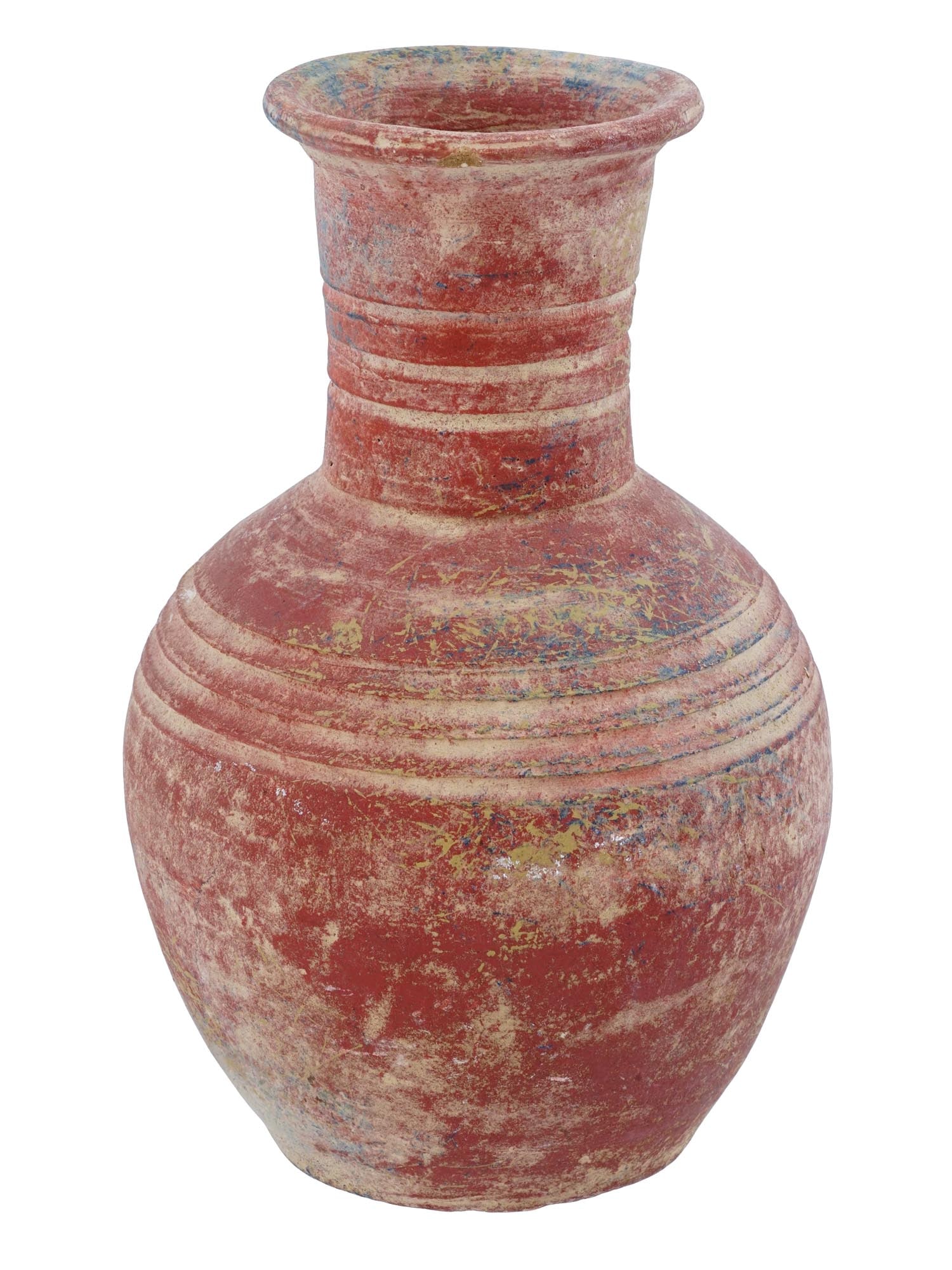 ANCIENT ROMAN PAINTED POTTERY JAR CIRCA 4TH C AD (1 of 6)