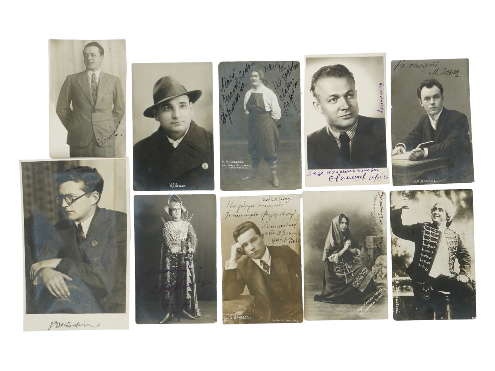 COLLECTION OF SIGNED RUSSIAN OPERA SINGERS PHOTOS (1 of 9)