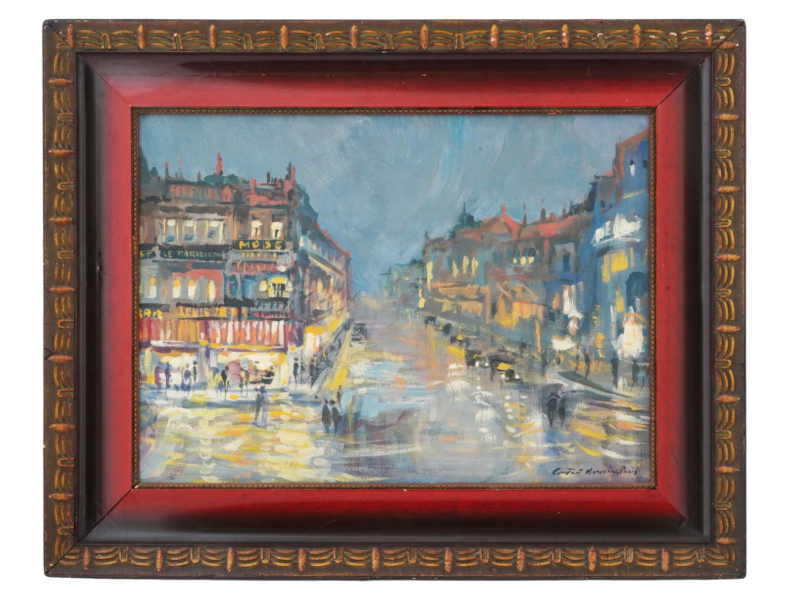 VIEW OF PARIS OIL PAINTING BY KONSTANTIN KOROVIN (1 of 4)
