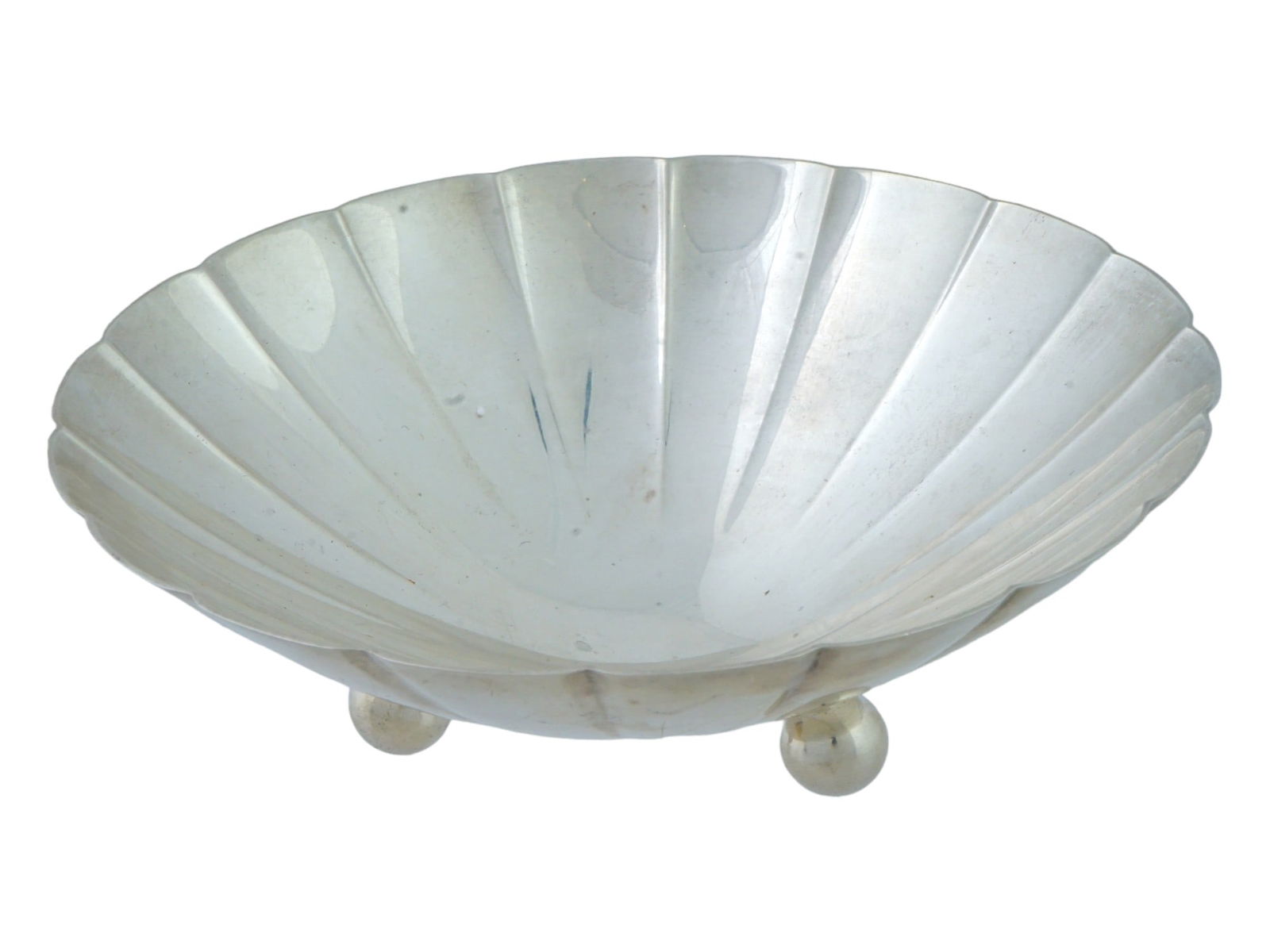 TIFFANY AND CO STERLING SILVER SEA SHELL SERVING BOWL (1 of 5)