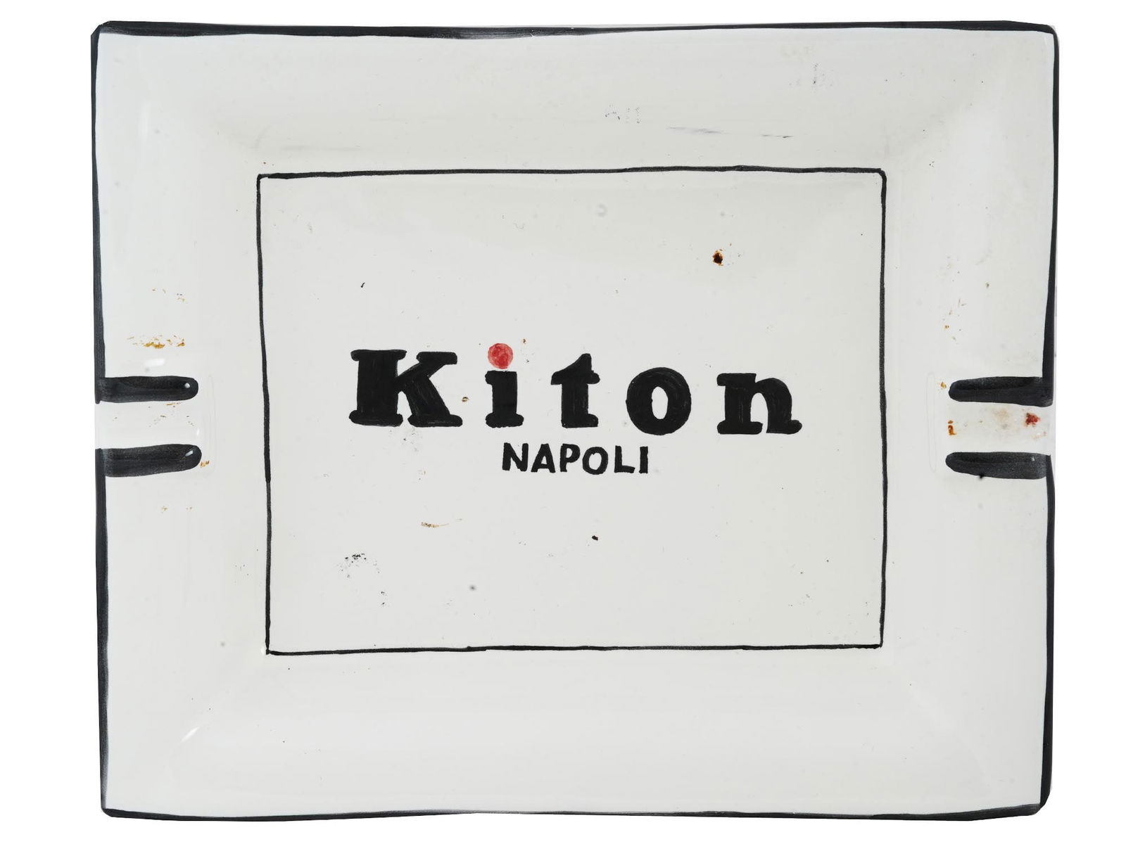 ITALIAN KITON NAPOLI HAND PAINTED PORCELAIN ASHTRAY (1 of 6)