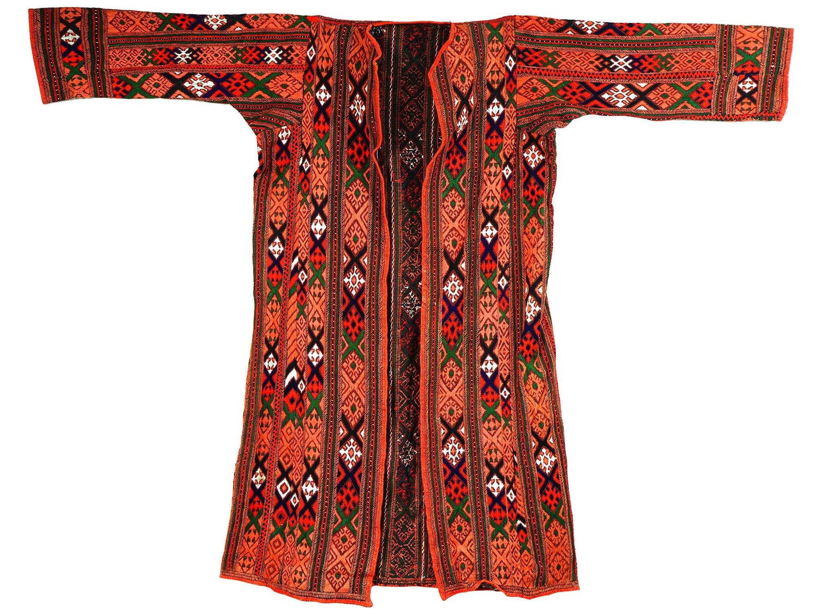 ANTIQUE BALUCHISTAN QAJAR HAND EMBROIDERED ROBE (1 of 5)