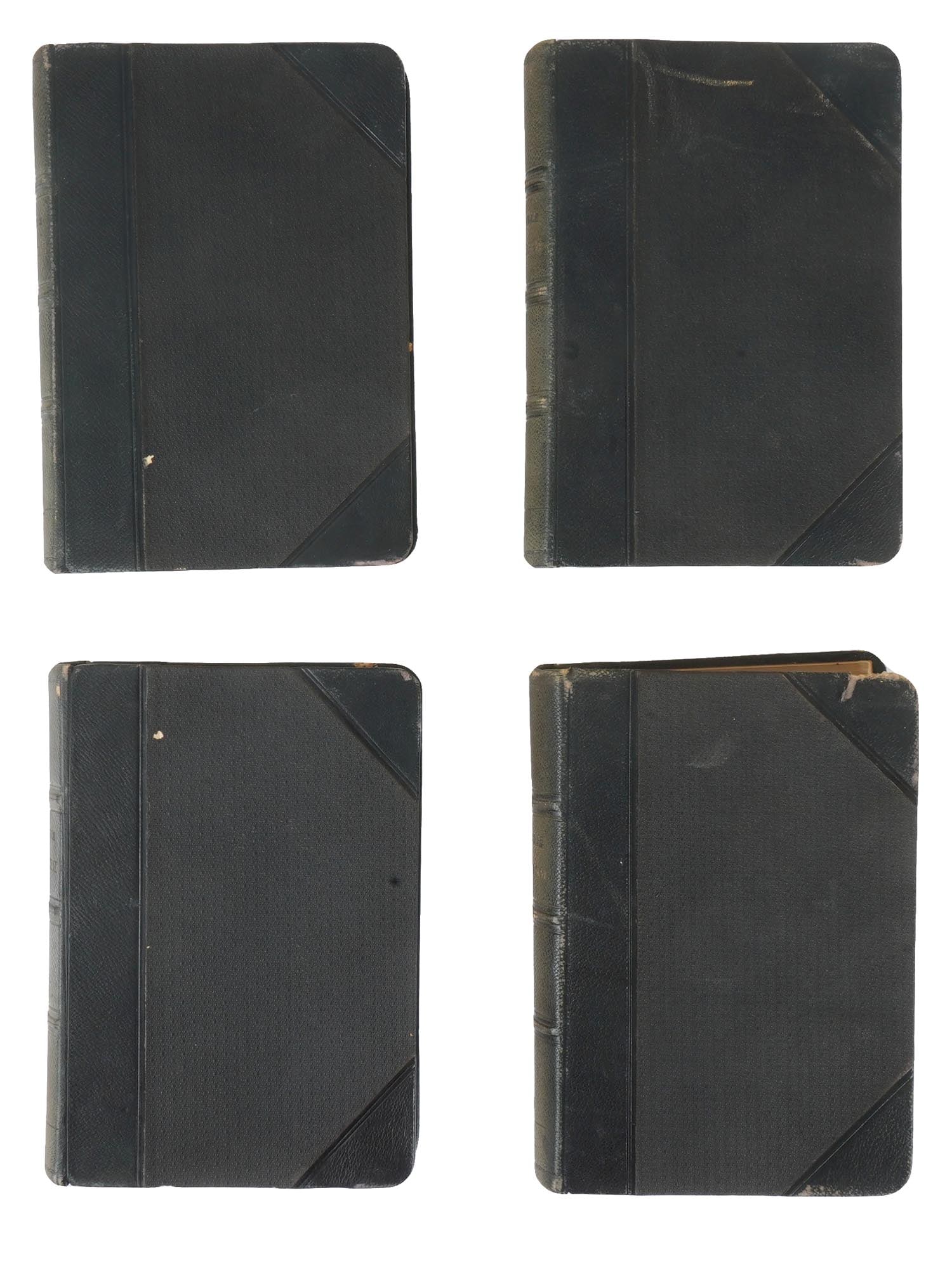 1900 COLLECTED WORKS OF NIKOLAI GOGOL FULL SET: Collected Works of N.V. Gogol in 12 volumes. Compiled into 4 books. In Russian. Fifteenth edition, edited by N.S. Tikhonravov. Niva magazine supplement. Published by A.F. Marks, Saint Petersburg, 1900