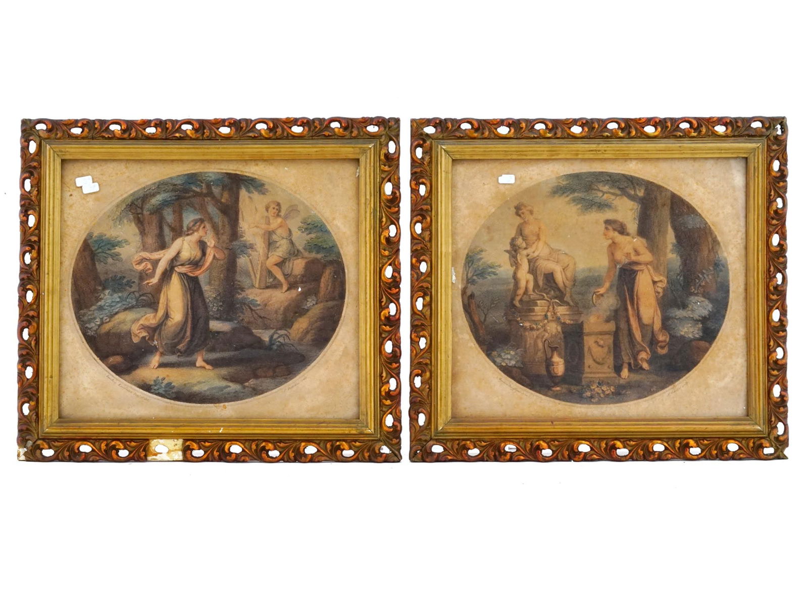 ENGLISH ITALIAN COLOR ENGRAVINGS BY ANGELICA KAUFFMAN (1 of 8)