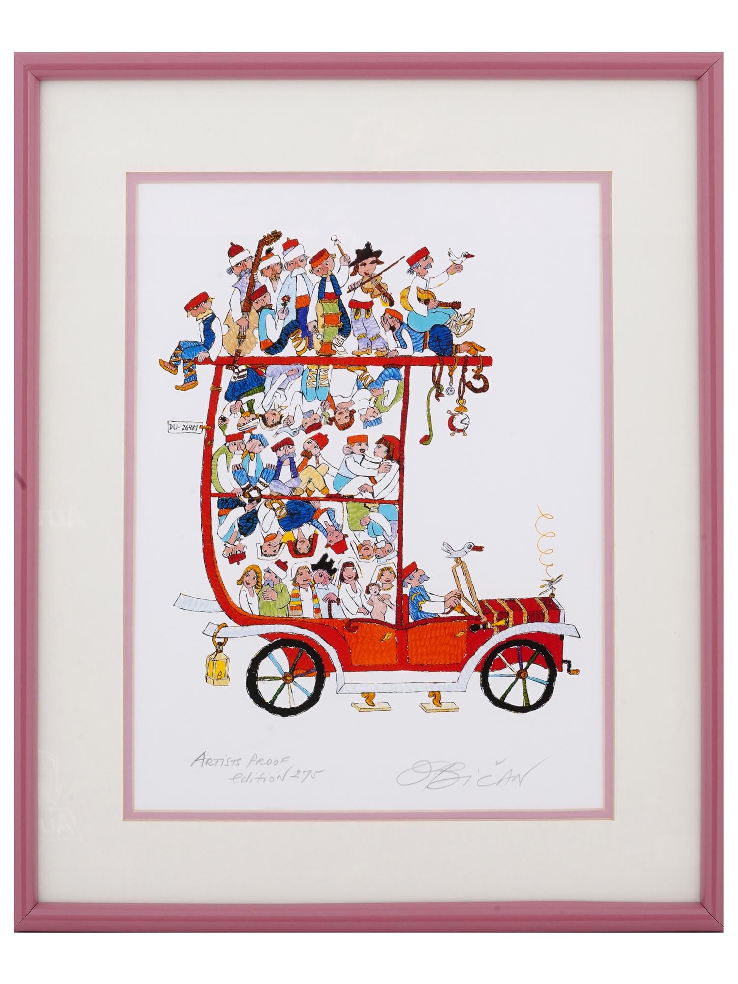 ARTIST PROOF PRINT WEDDING CAR BY JOVAN OBICAN (1 of 5)