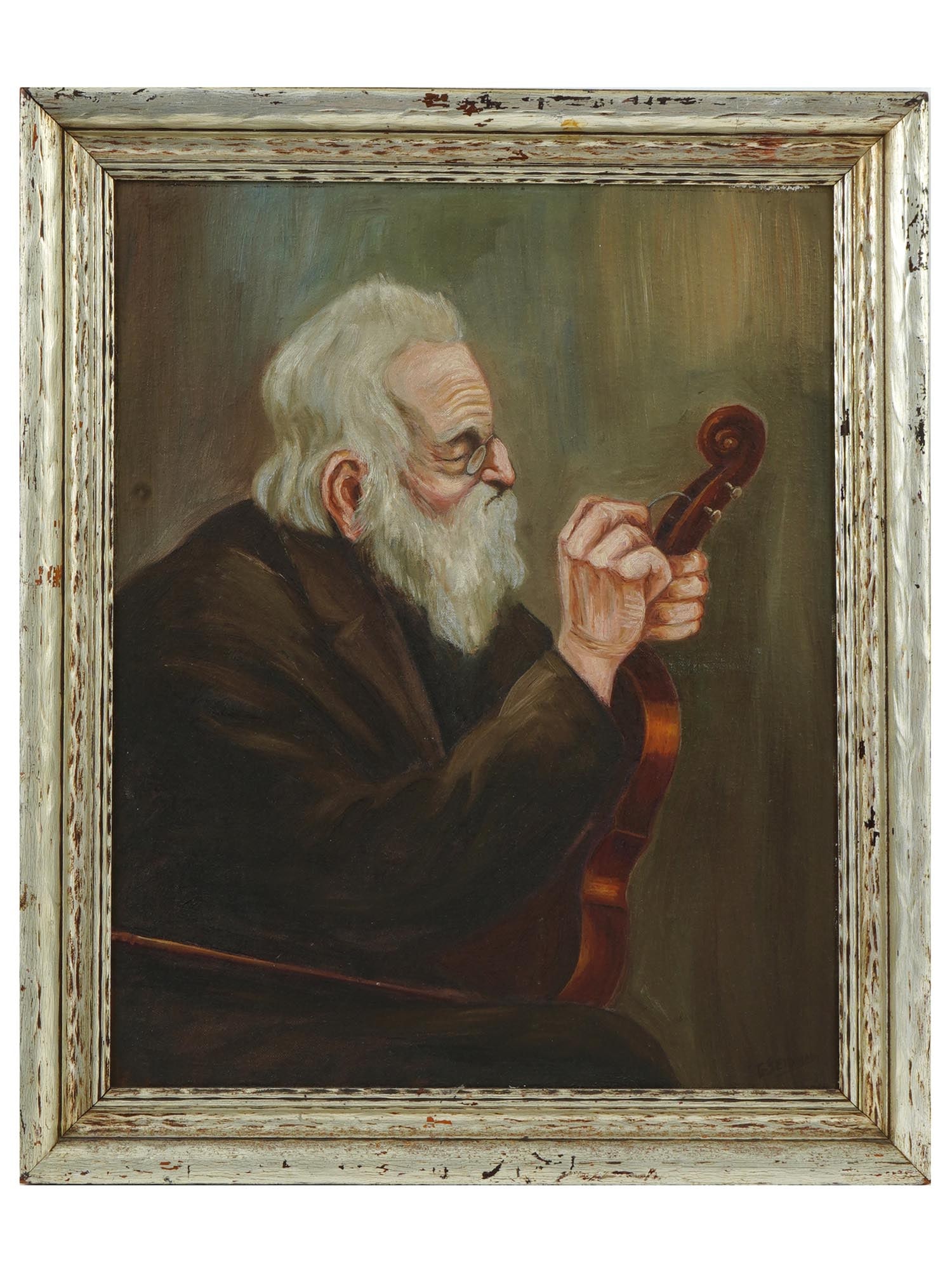 AMERICAN MALE PORTRAIT OIL PAINTING BY GEORGE SEIDMAN (1 of 4)