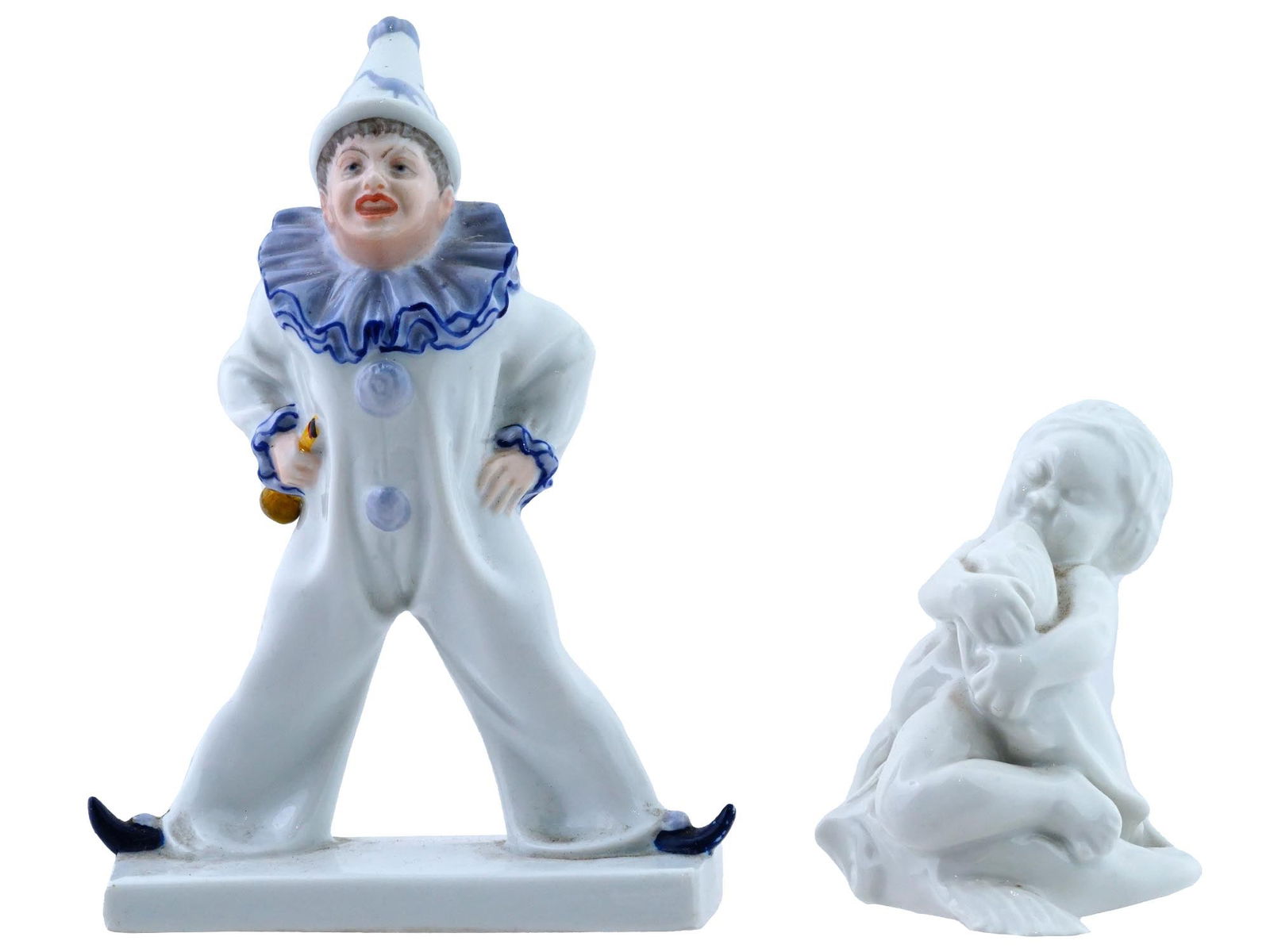 LOT OF ROSENTHAL CLOWN B AND G PORCELAIN FIGURES (1 of 8)