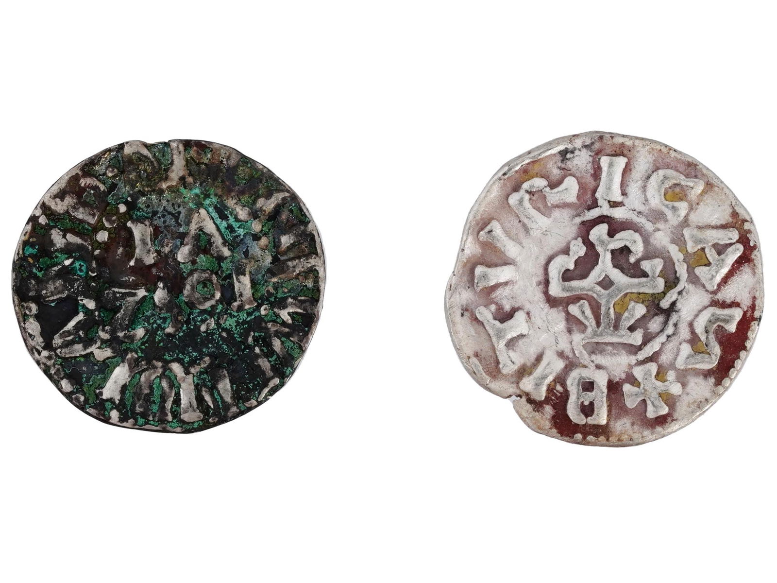 SILVER 1652 AMERICAN AND FRENCH PHILIP I COINS (1 of 3)