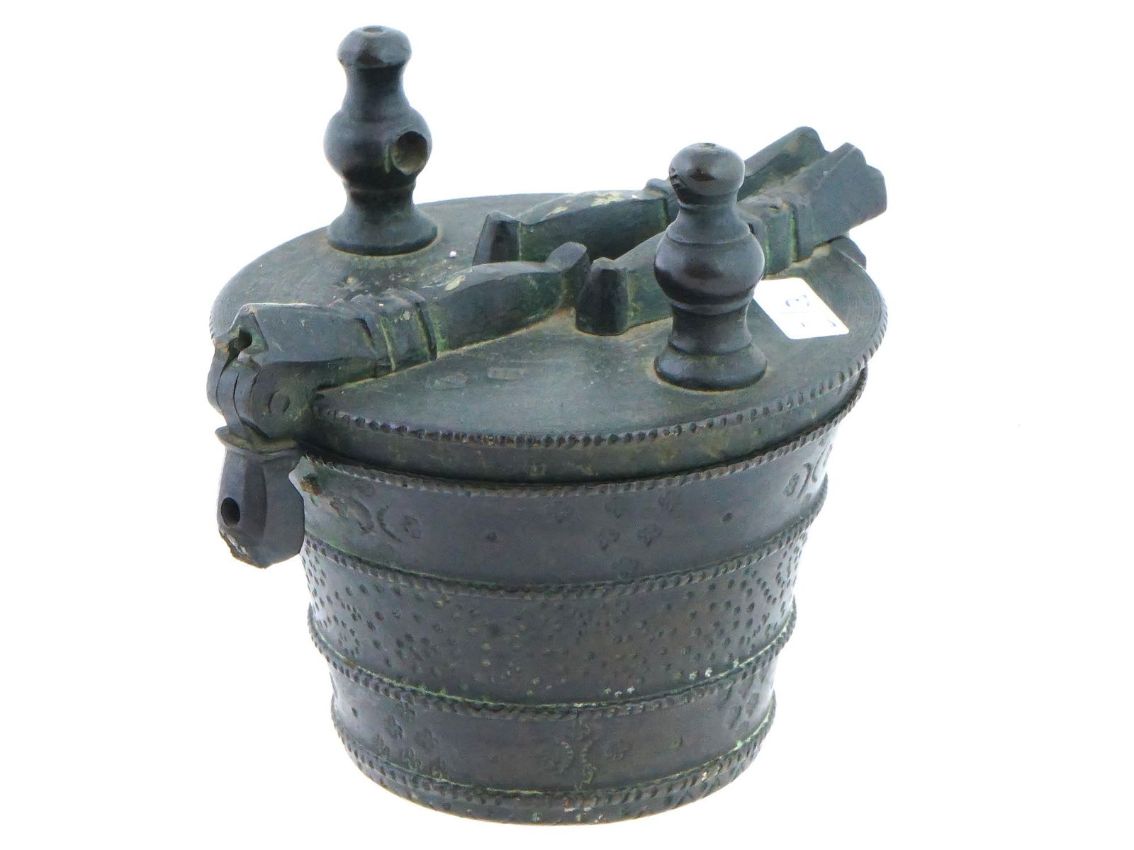 ANTIQUE 19TH C SET OF NESTED CUP WEIGHTS 8 PIECES (1 of 8)