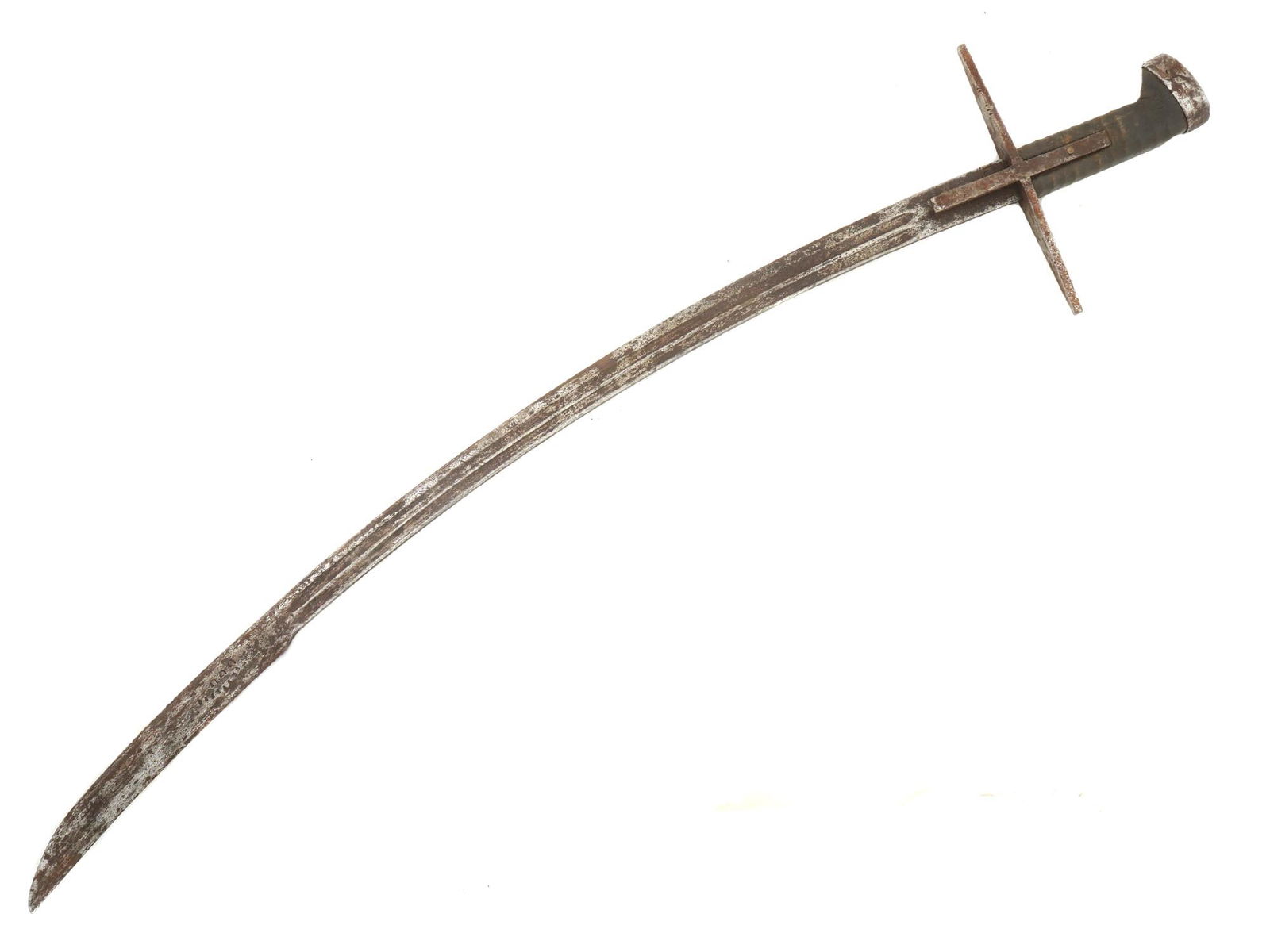 19TH CEN POLISH HUSSAR KARABELA SWORD BLACK SABER (1 of 4)