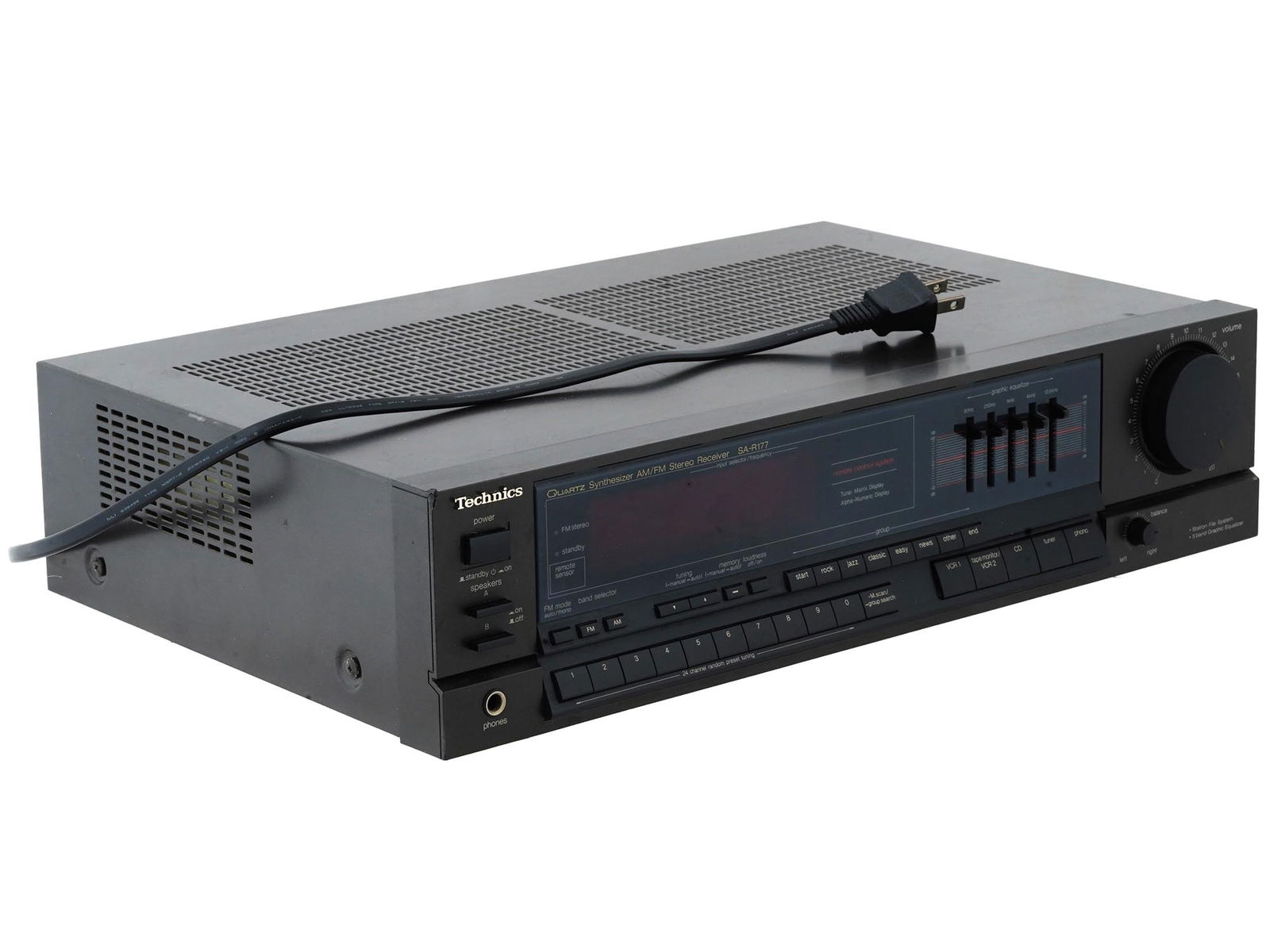 VINTAGE TECHNICS SA R177 QUARTZ STEREO RECEIVER (1 of 5)