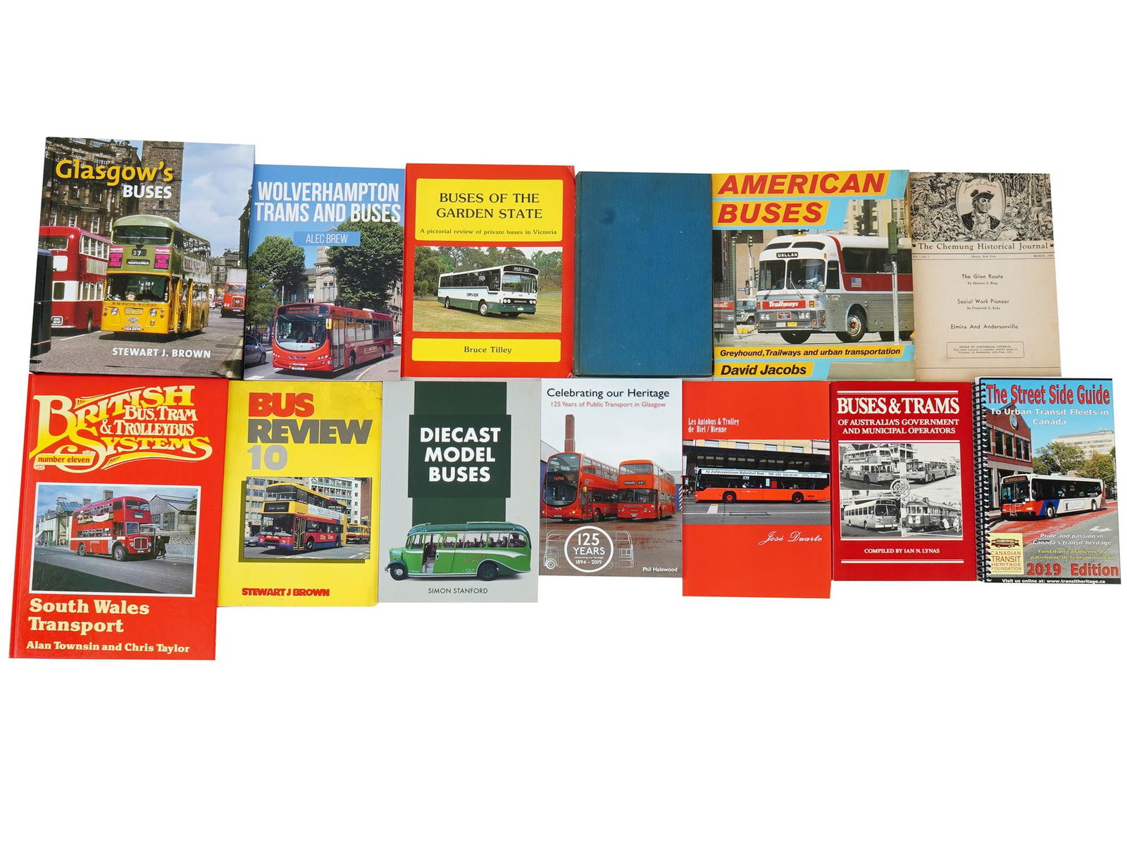 LOT AMERICAN ENGLISH BUSES TRAMS TRANSPORT BOOKS (1 of 12)