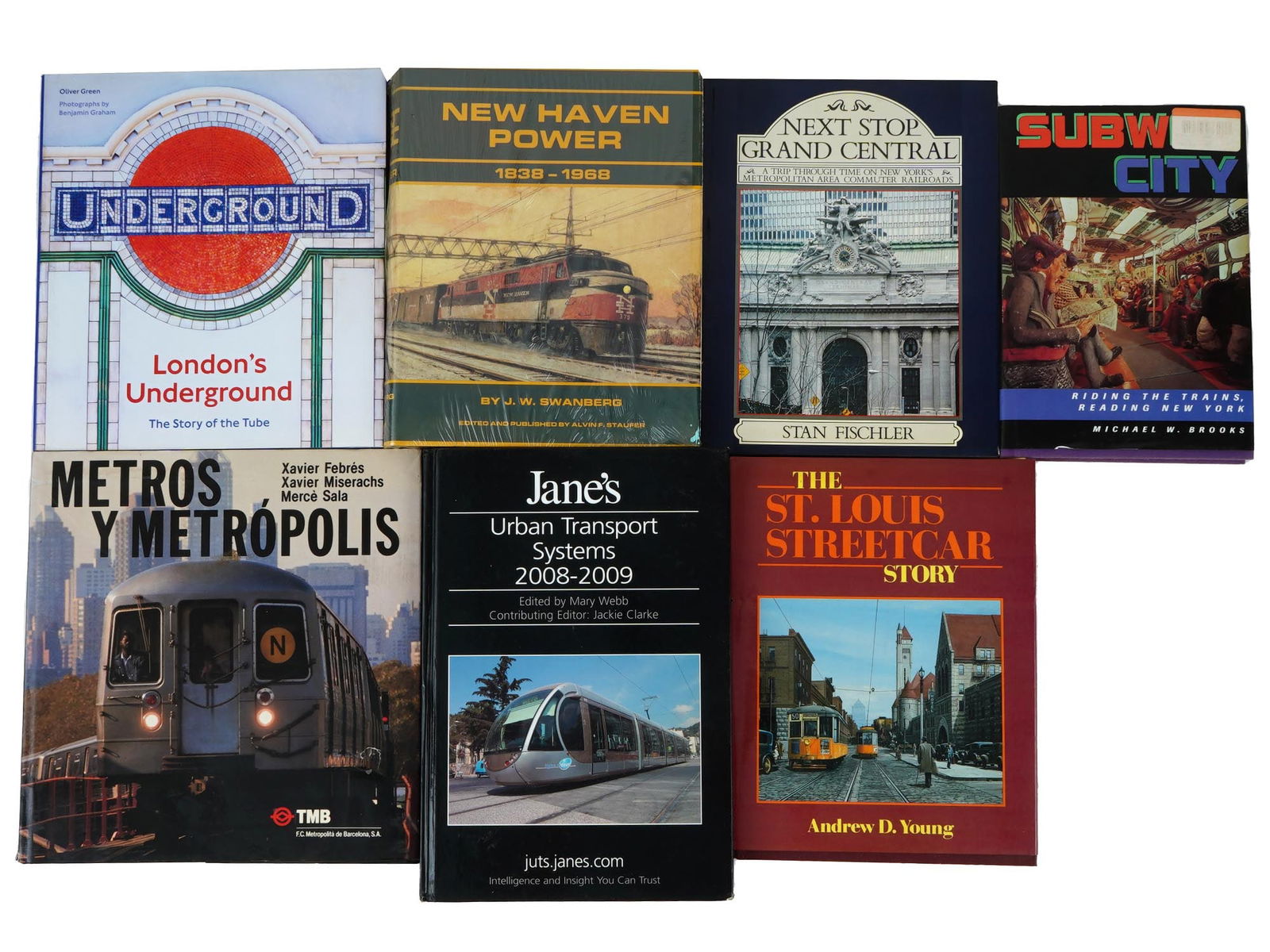 LOT EUROPEAN BRITISH RAILWAY SUBWAY TRANSPORT BOOKS (1 of 11)