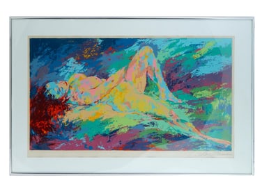AMERICAN ART SERIGRAPH PRINT BY LEROY NEIMAN 1972
