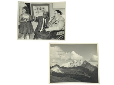 TWO VINTAGE AMERICAN PHOTOS OF MID 20TH CENTURY