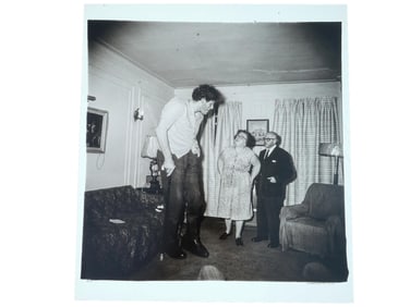 PHOTOGRAVURE AFTER DIANE ARBUS JEWISH GIANT 1970