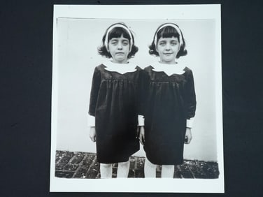 PHOTOGRAVURE AFTER DIANE ARBUS IDENTICAL TWINS 1967