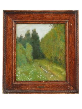 RUSSIAN LANDSCAPE PAINTING BY ISAAC LEVITAN